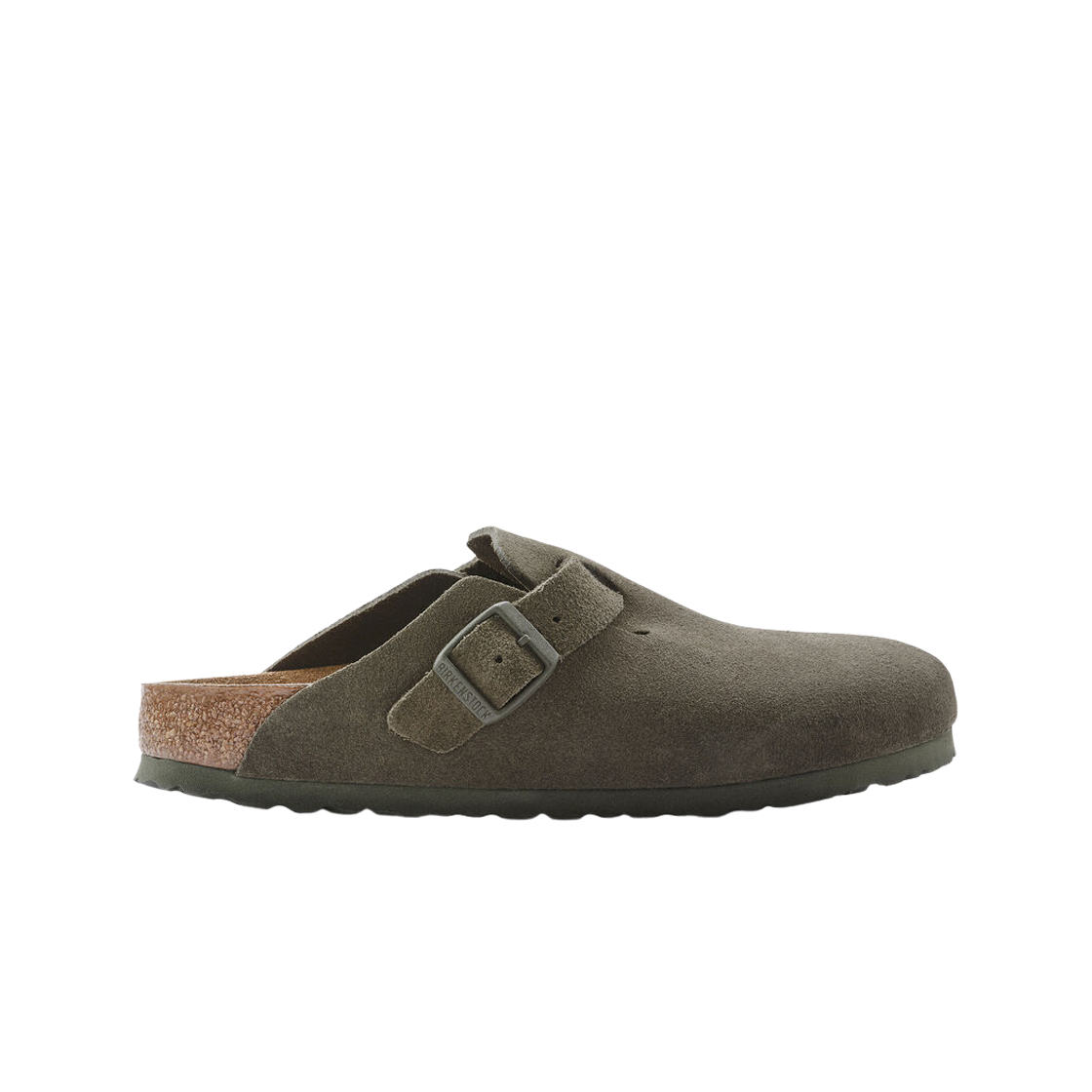 버켄스탁 보스턴 스웨이드 레더 타임 - 레귤러(Birkenstock Boston Suede Leather Thyme- Regular)