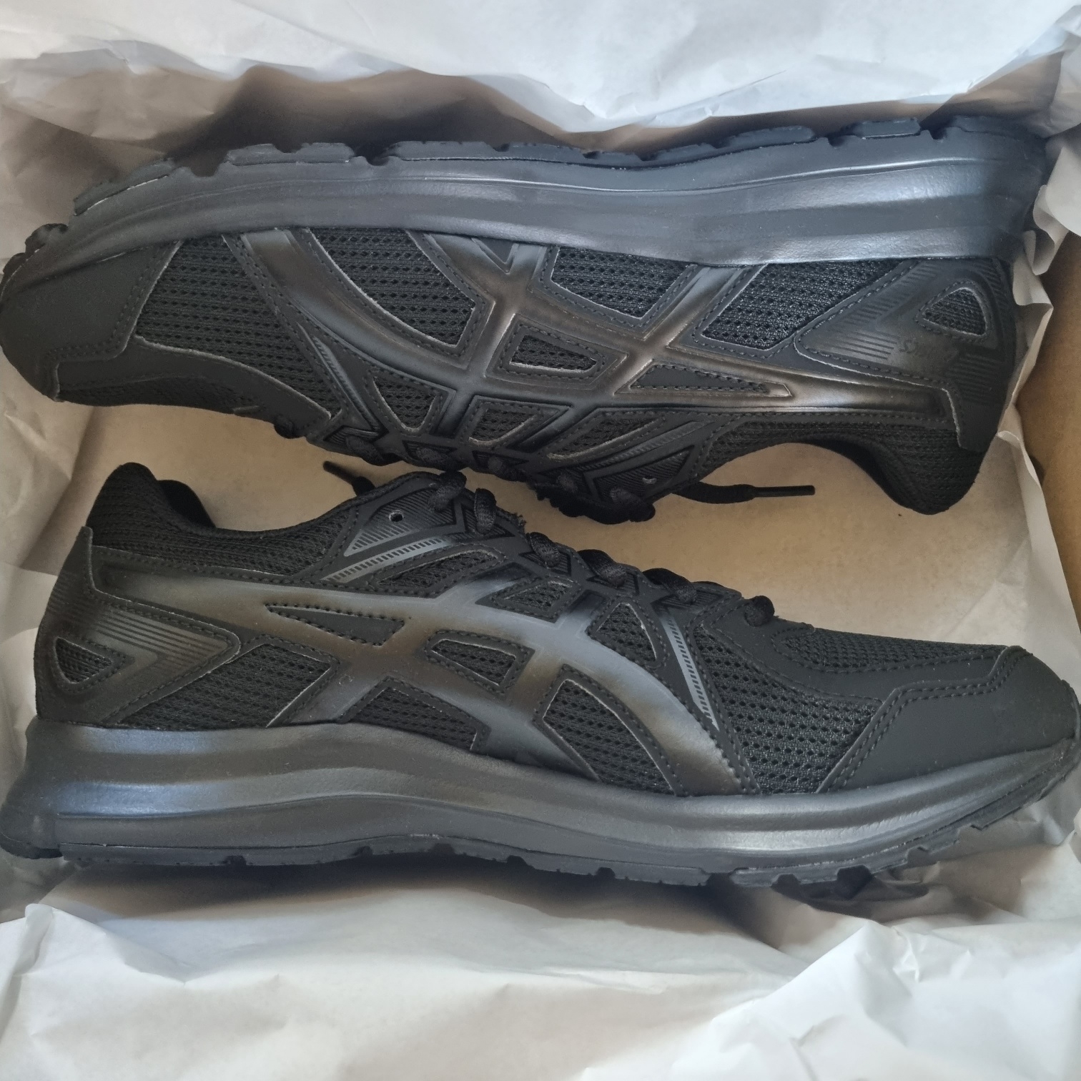 Asics Jog 100 2 Black 착용 스타일
