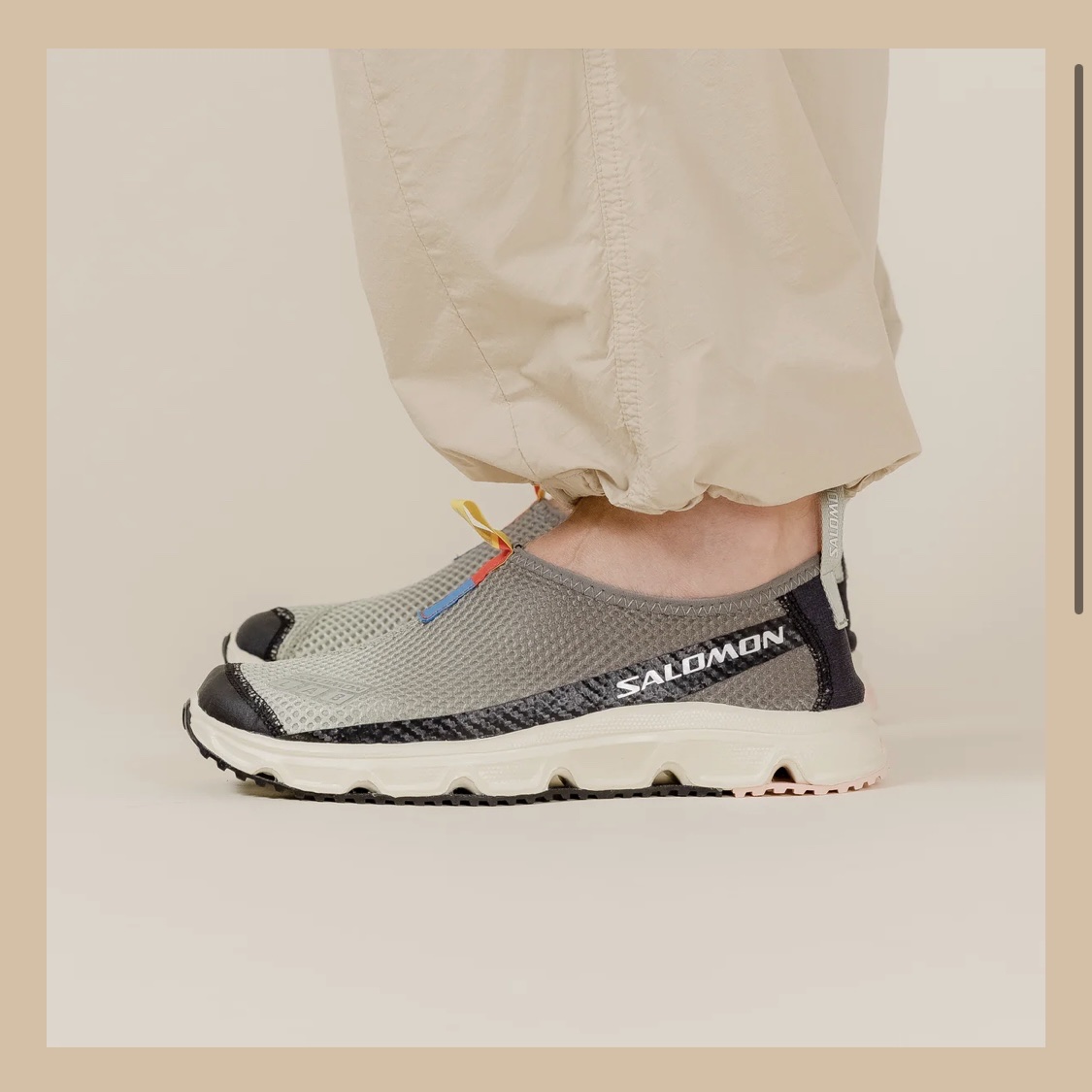 Salomon RX Moc 3.0 Pewter Desert 착용 스타일