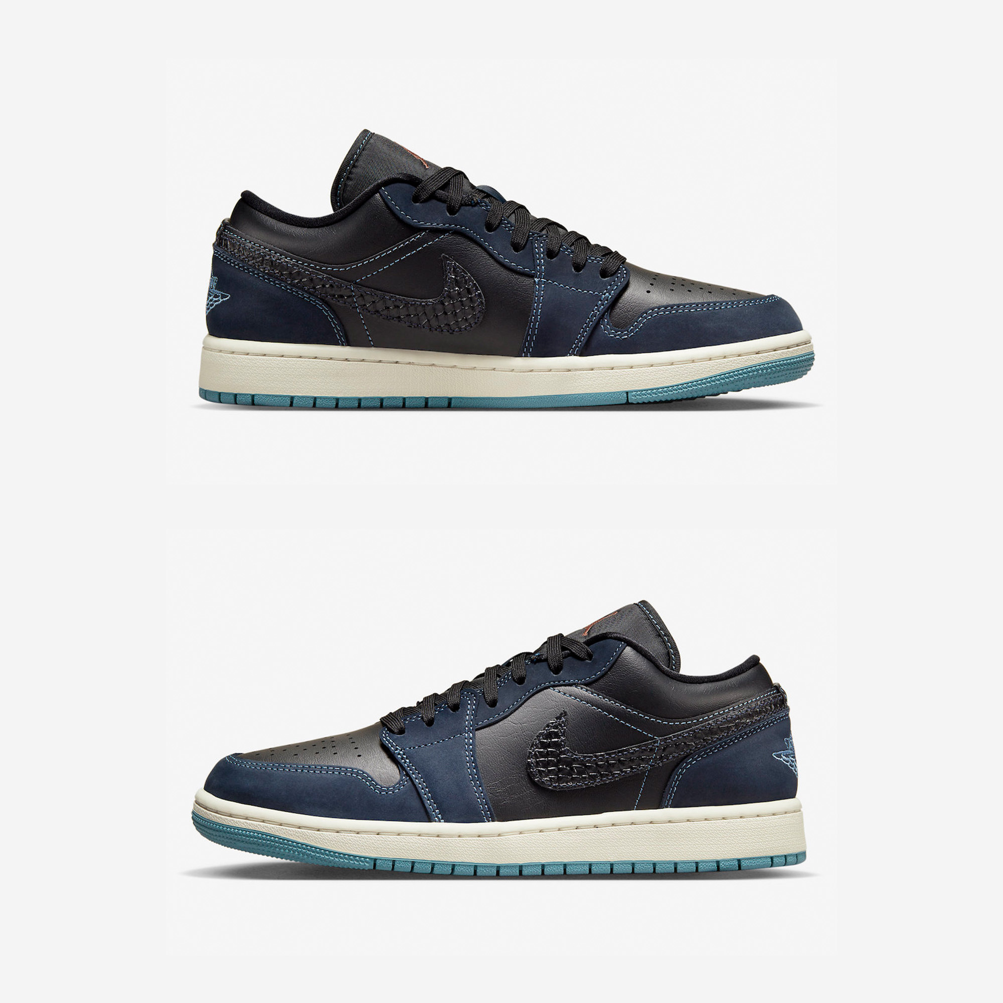 (W) Jordan 1 Low SE Black Dark Obsidian 착용 스타일 - 3
