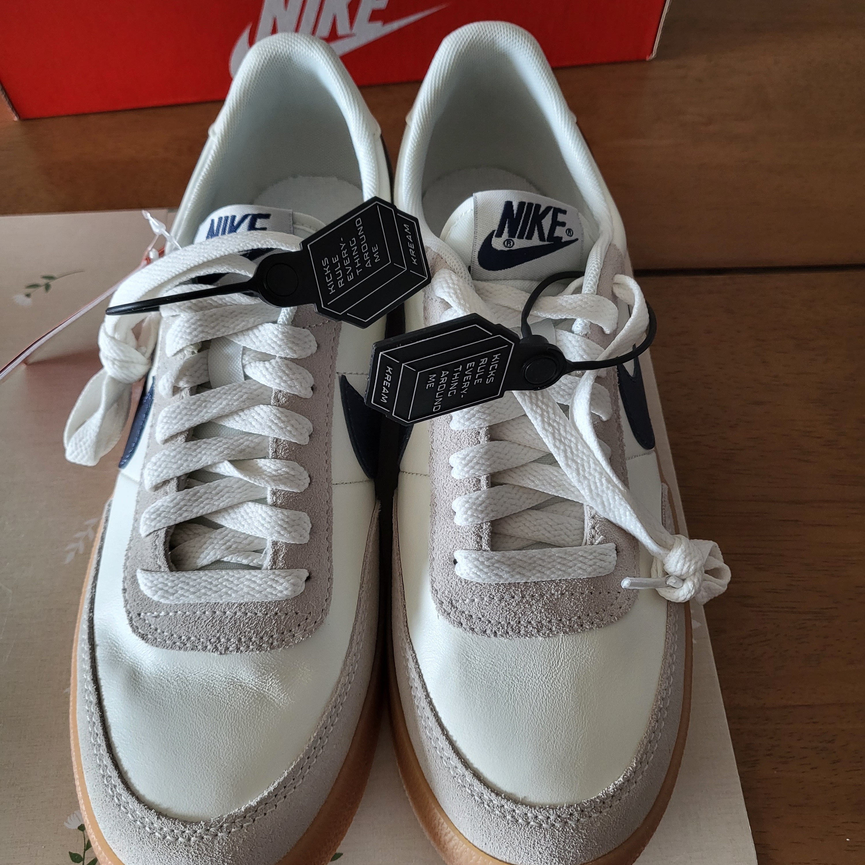 Nike x J.Crew Killshot 2 Sail Midnight Navy 착용 스타일 - 1