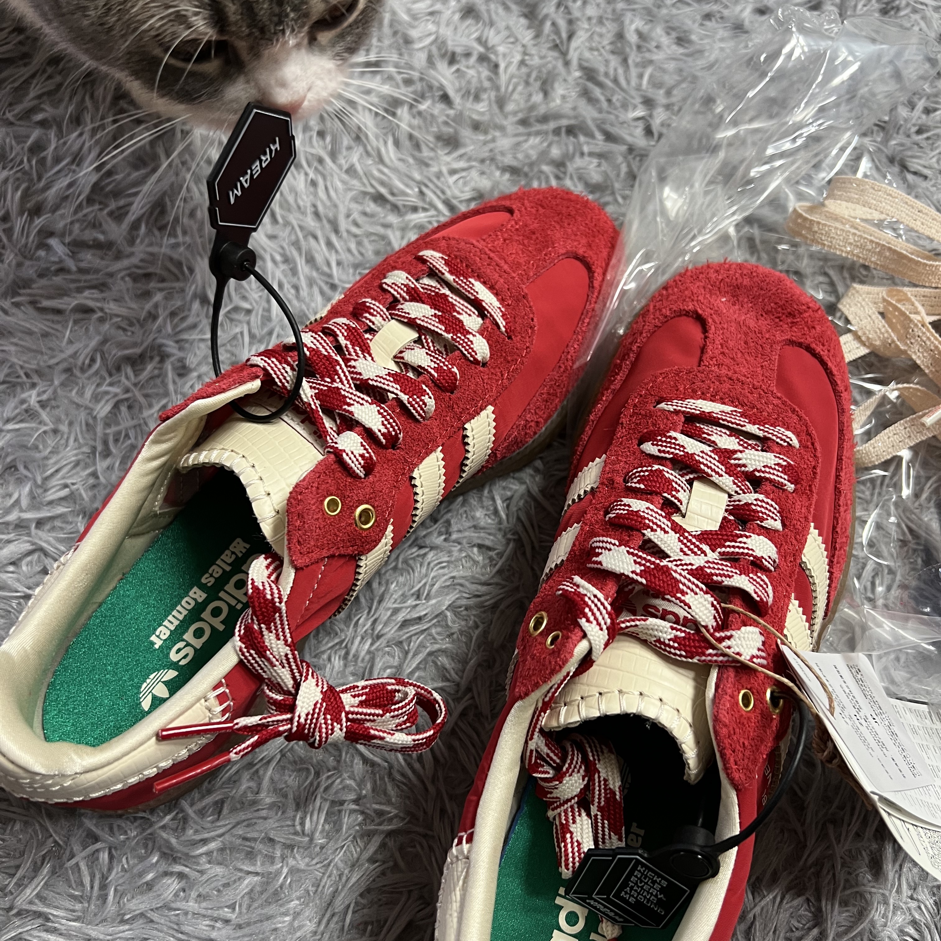 Adidas x Wales Bonner Samba Collegiate Orange 착용 스타일 - 1