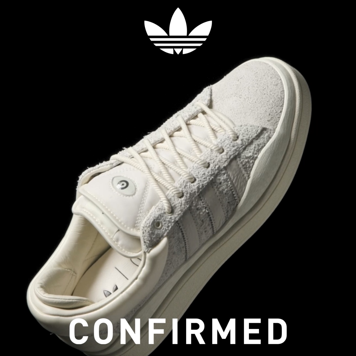 Adidas x Bad Bunny Campus Light Cloud White 착용 스타일