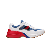Gucci Rhyton White Blue Red Reflective