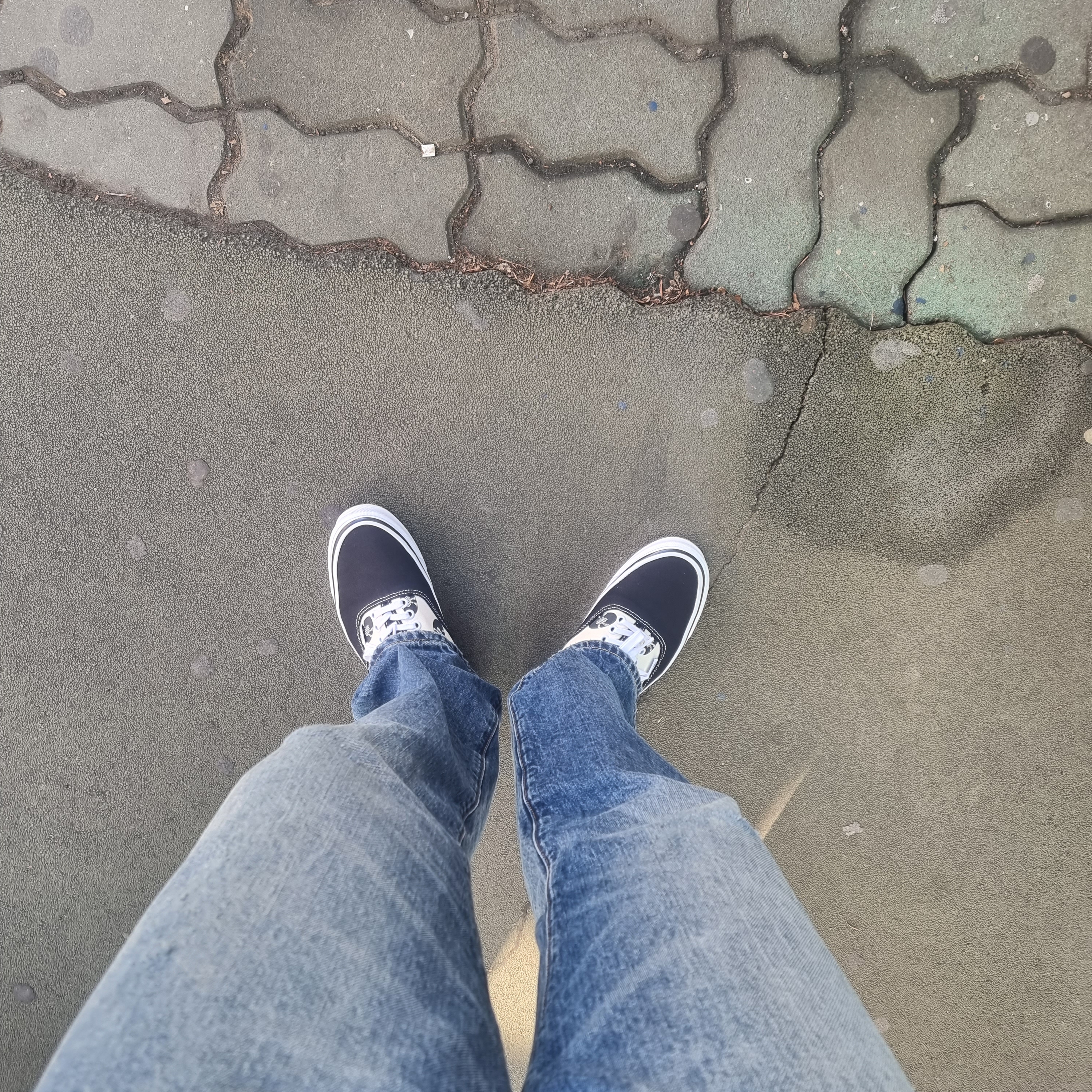 Vans Vault x Wacko Maria OG Authentic LX Classic White 착용 스타일 - 5