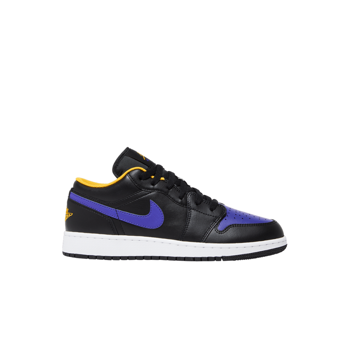 (GS) 조던 1 로우 블랙 다크 콩코드((GS) Jordan 1 Low Black Dark Concord)