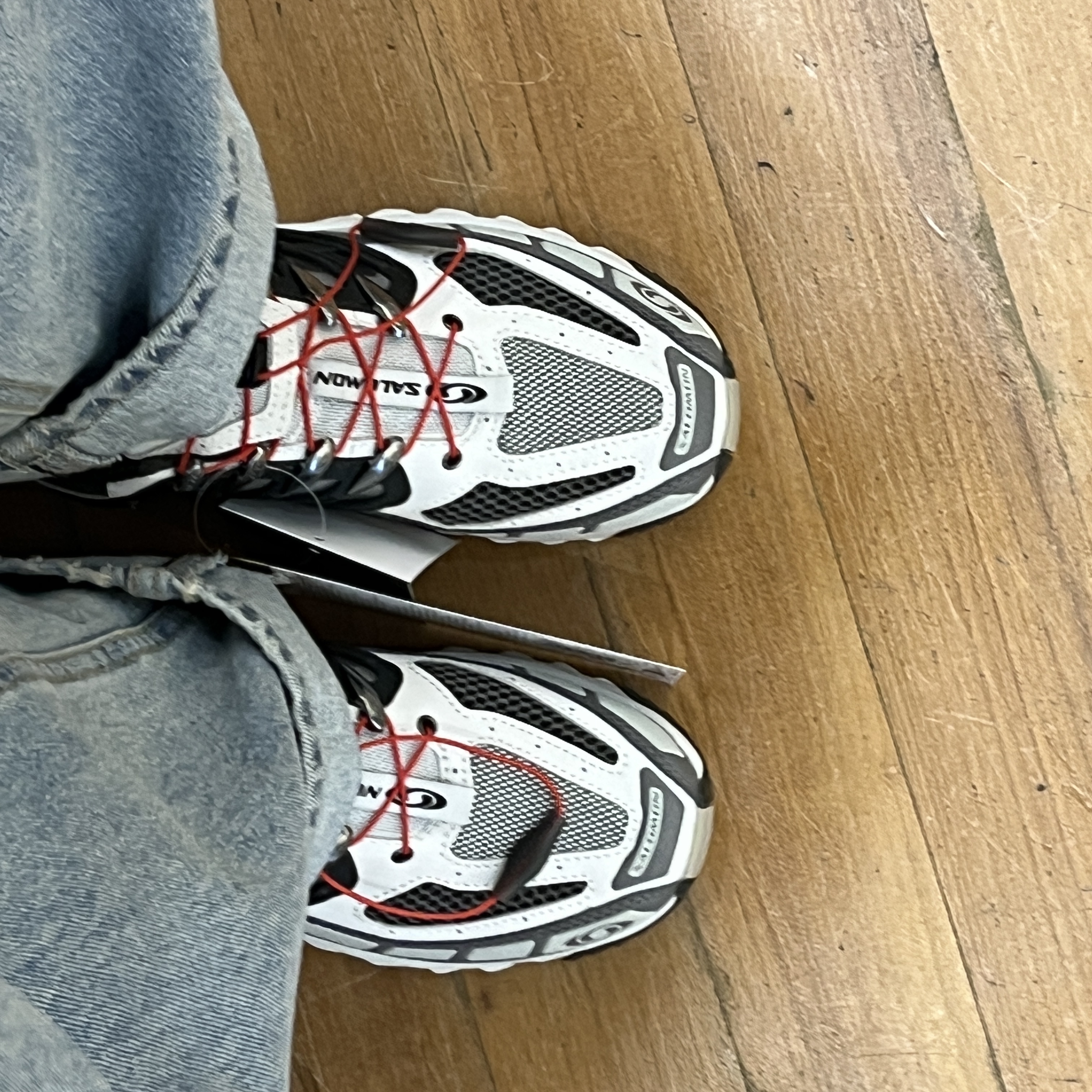 Salomon ACS Pro Beluga Vintage Khaki 착용 스타일 - 3