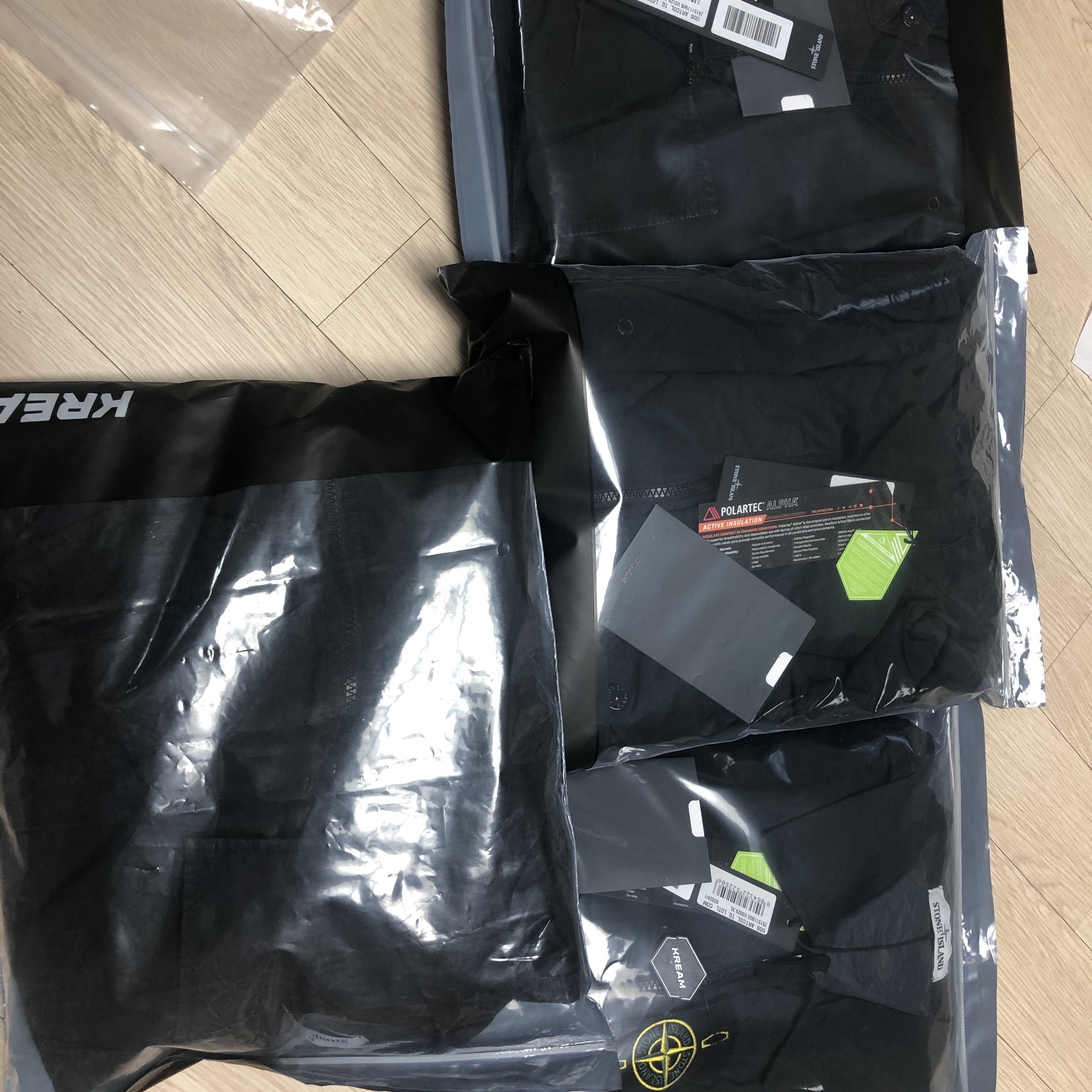 Stone Island 117WN T.CO+OLD Overshirt Black - 21SS, Stone Island 11803 Naslan Light Polartec Overshirt Black - 21FW 착용 스타일