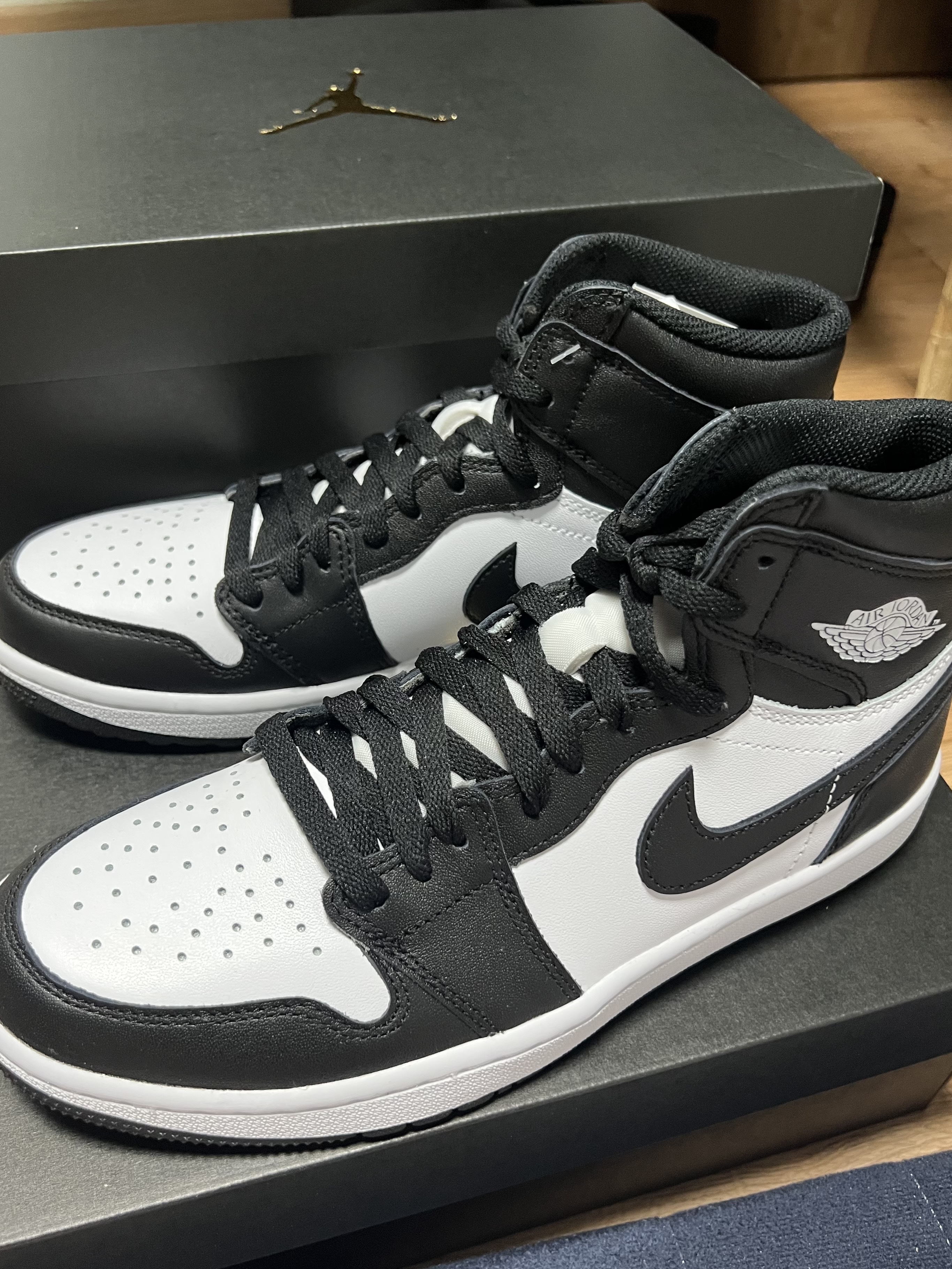 Jordan 1 High Golf White Black 착용 스타일 - 3