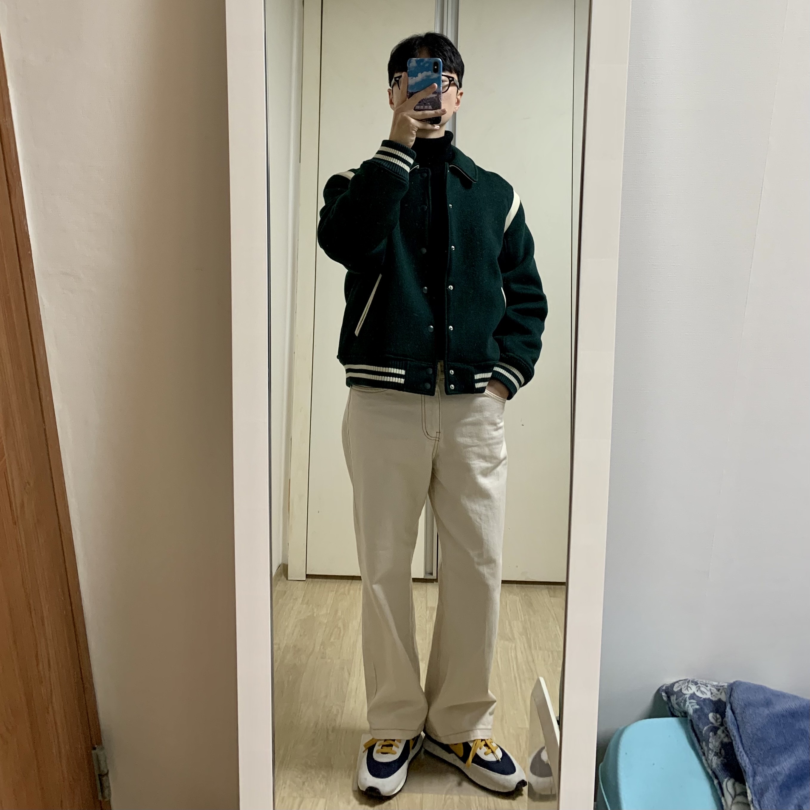 (W) Nike x Undercover Daybreak Obsidian 착용 스타일 - 1