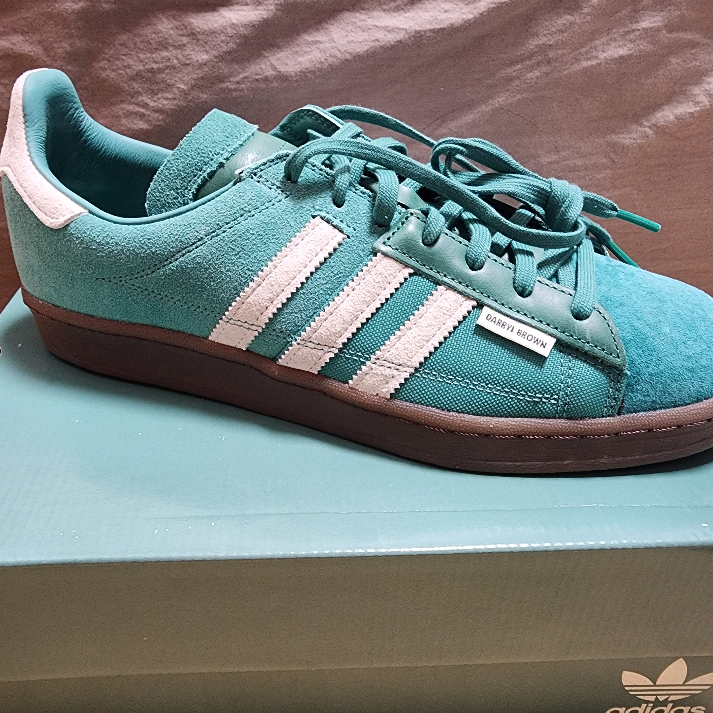 Adidas x Darryl Brown Campus 80 Active Green 착용 스타일 - 1