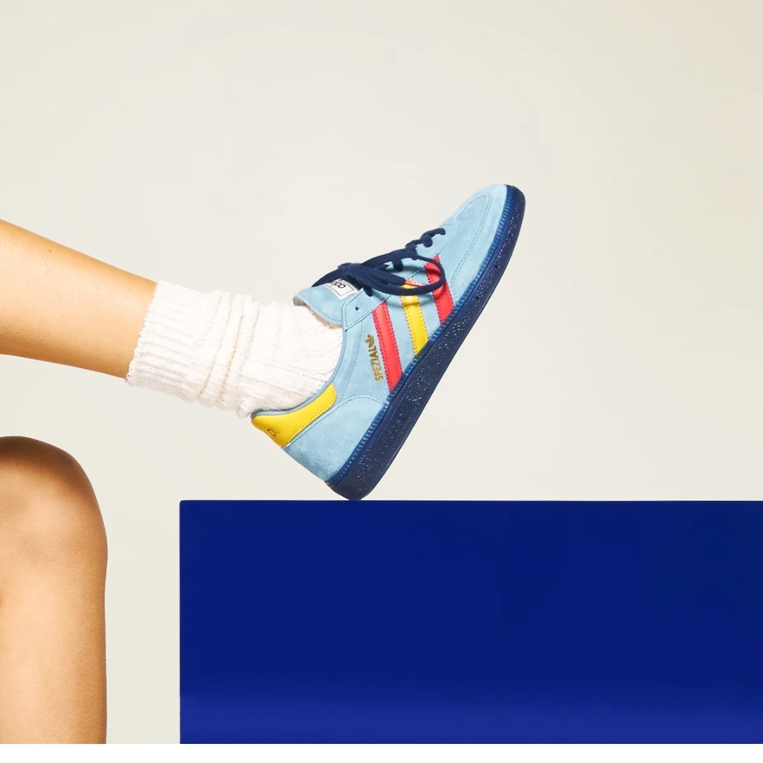 Adidas x END. Spezial Handball Blue 착용 스타일