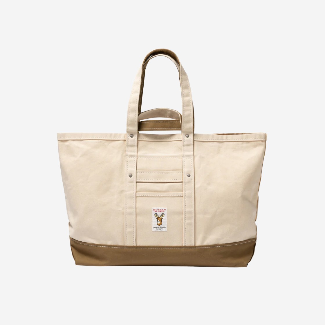 Human Made Heavy Canvas Tote Large Beige 상세 이미지 3