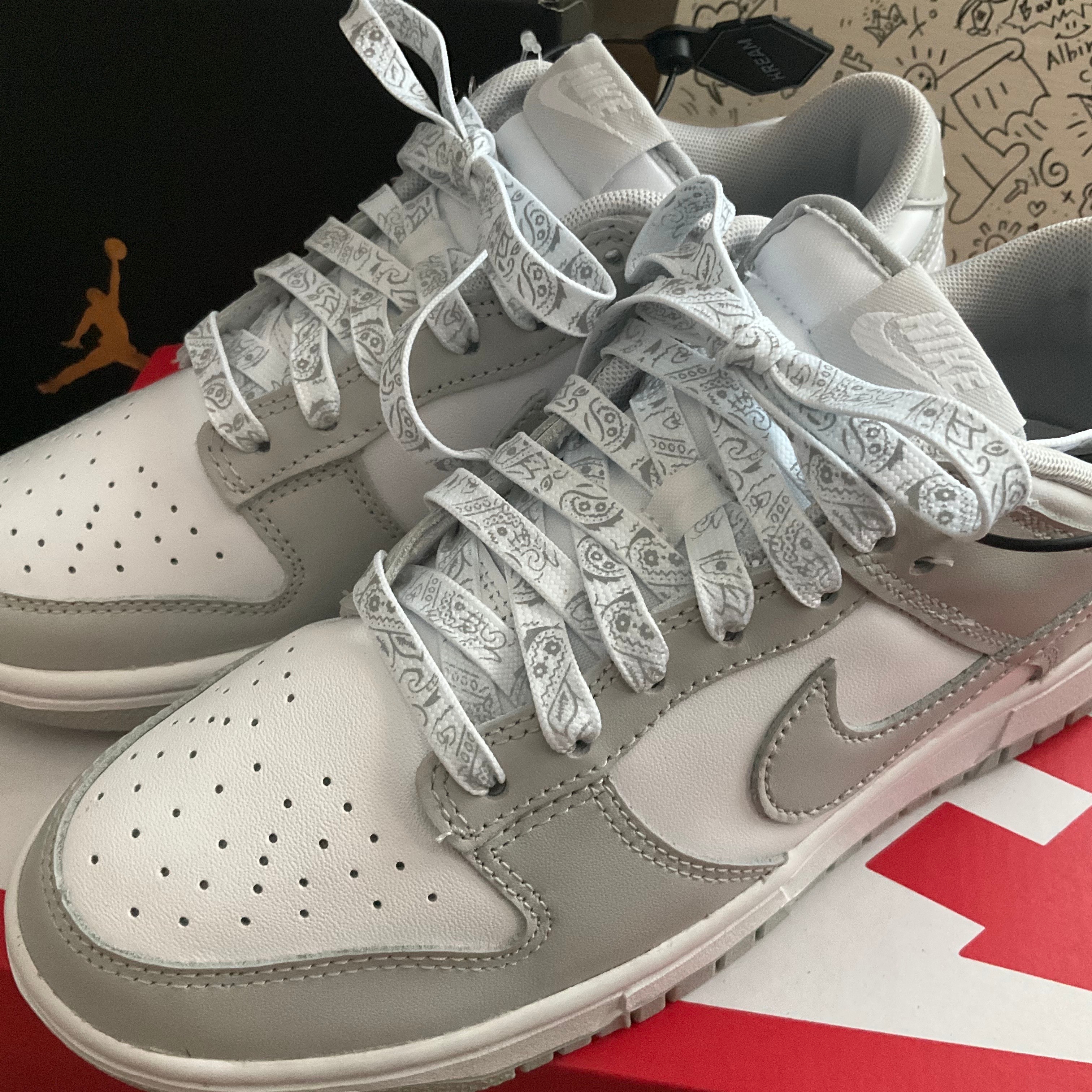 Nike Dunk Low Retro Grey Fog 착용 스타일 - 2