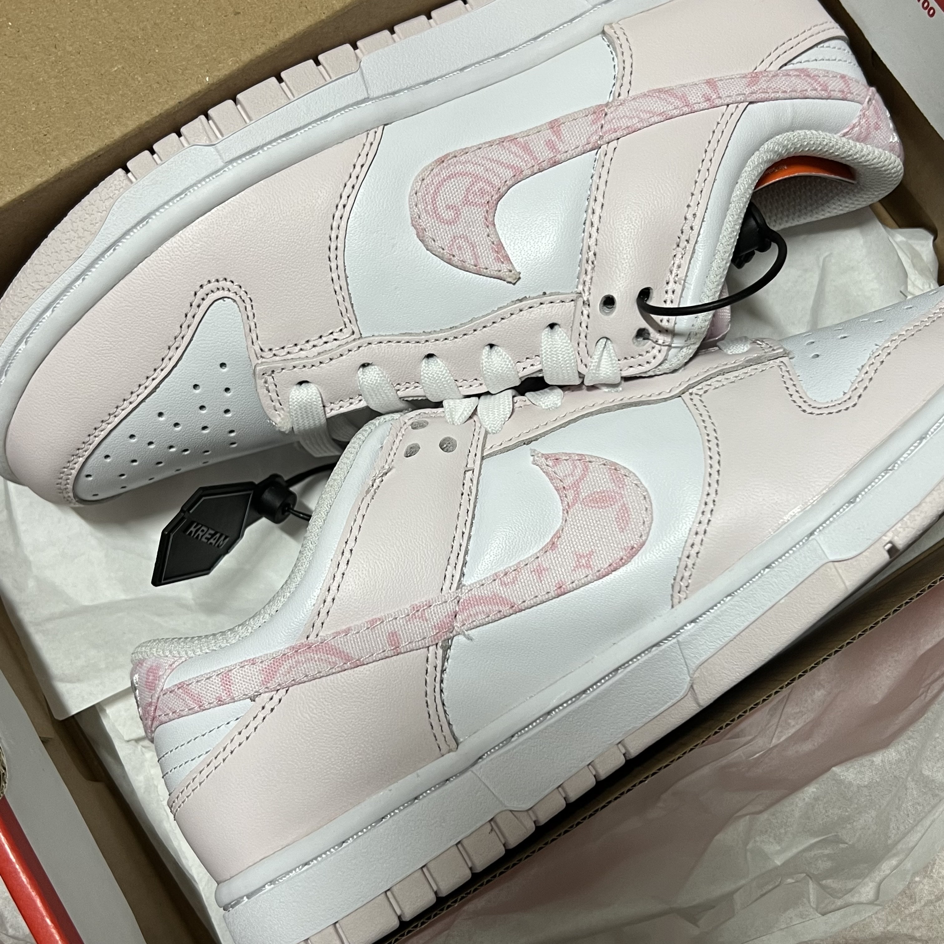 (W) Nike Dunk Low Pearl Pink 착용 스타일