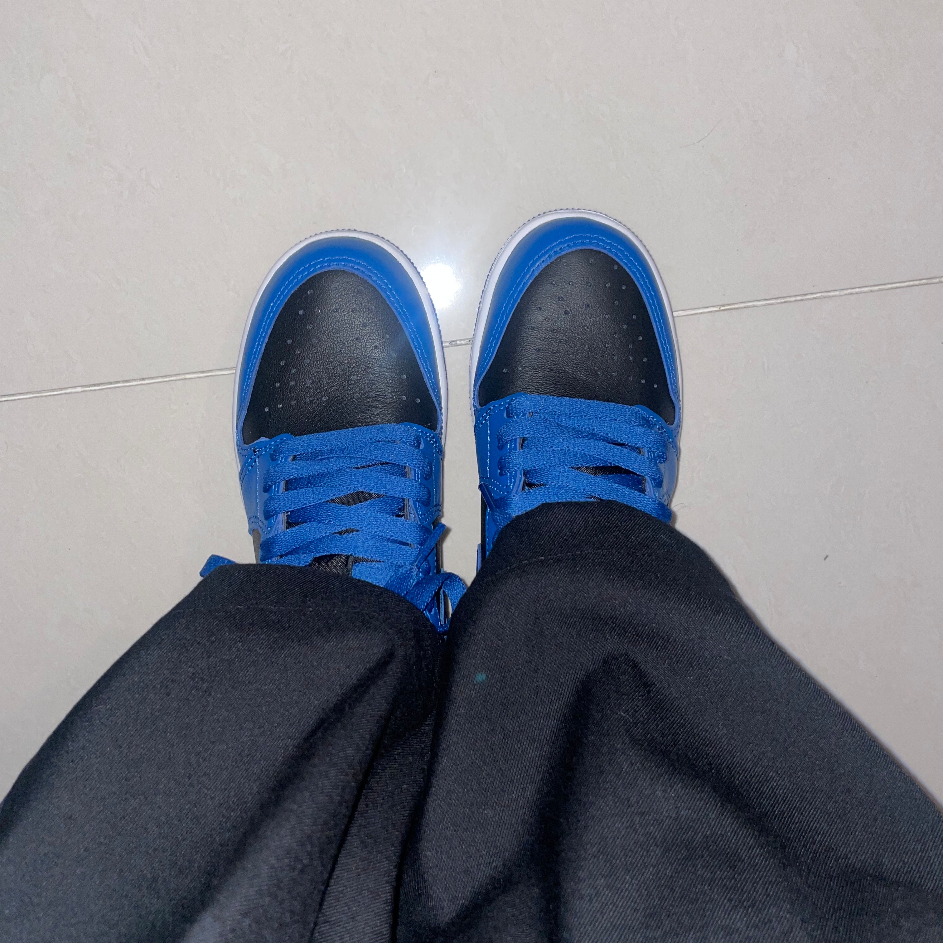 (GS) Jordan 1 Retro High OG Dark Marina Blue 착용 스타일