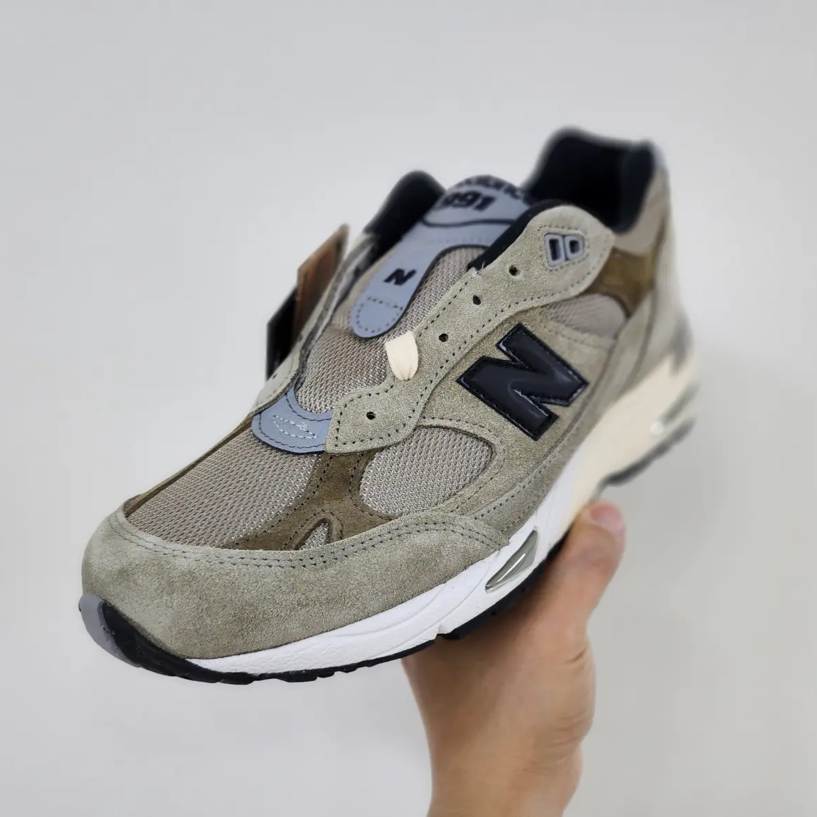 New Balance x JJJJound 991 Made in UK Grey, (W) New Balance x JJJJound 991 Made in UK Grey 착용 스타일 - 1