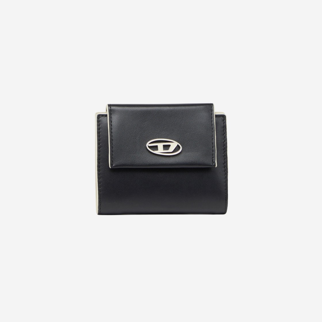 Diesel Bi-Fold Coin S Leather Wallet Black 상세 이미지 1