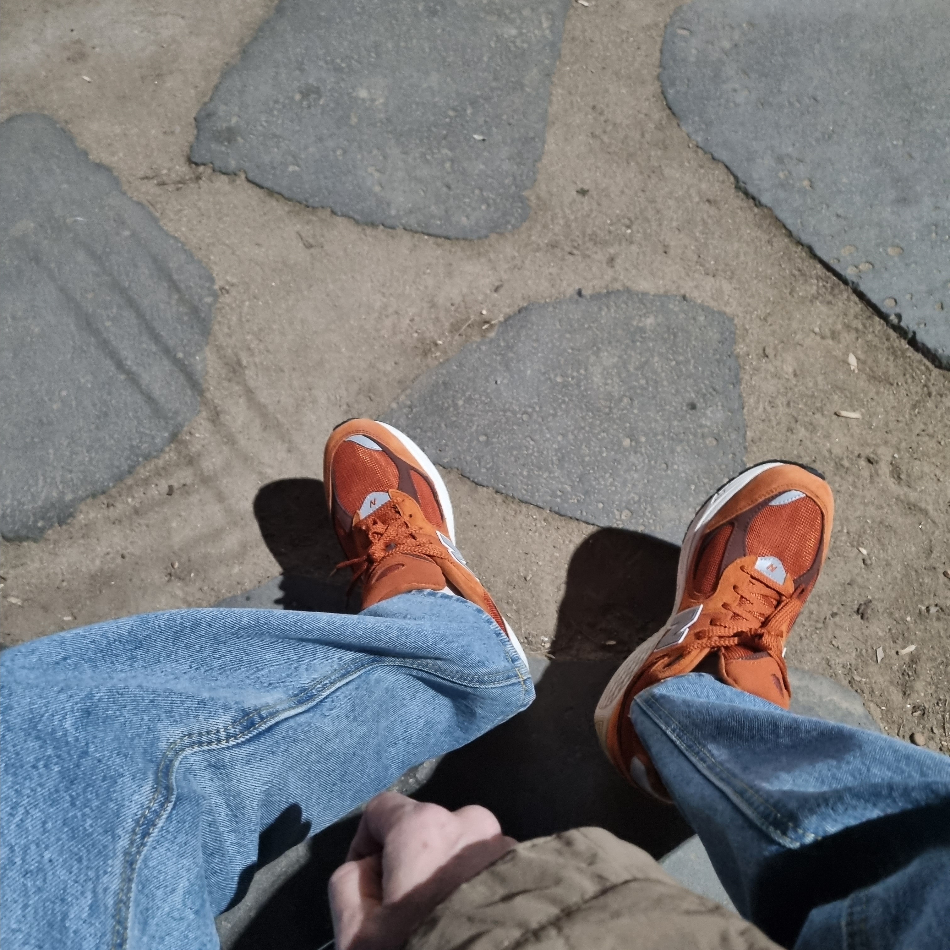 New Balance 2002R Rust Oxide μ°©μ© μ€νμΌ