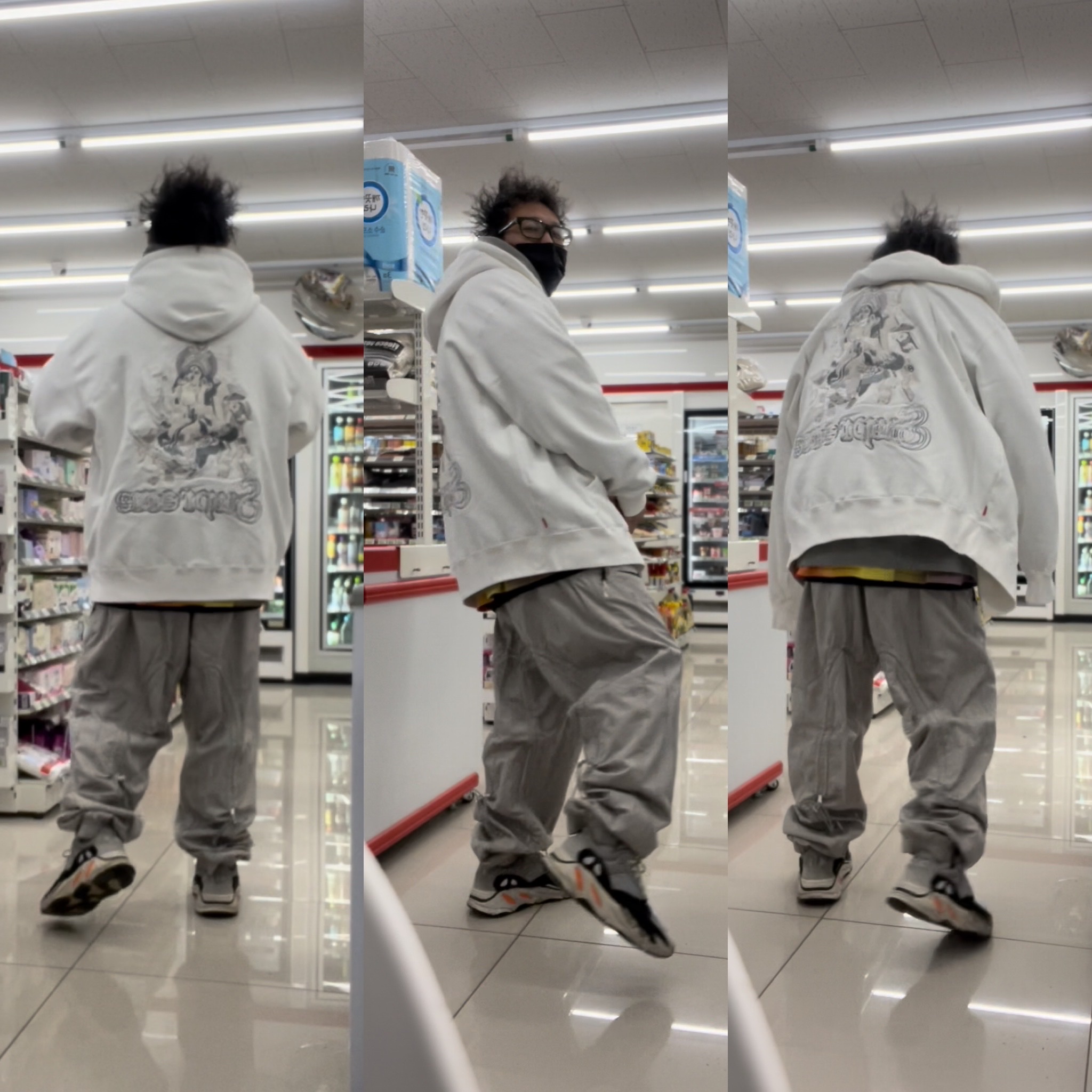 Nike NRG ISPA Adjustable Pants College Grey Dark Grey 착용 스타일