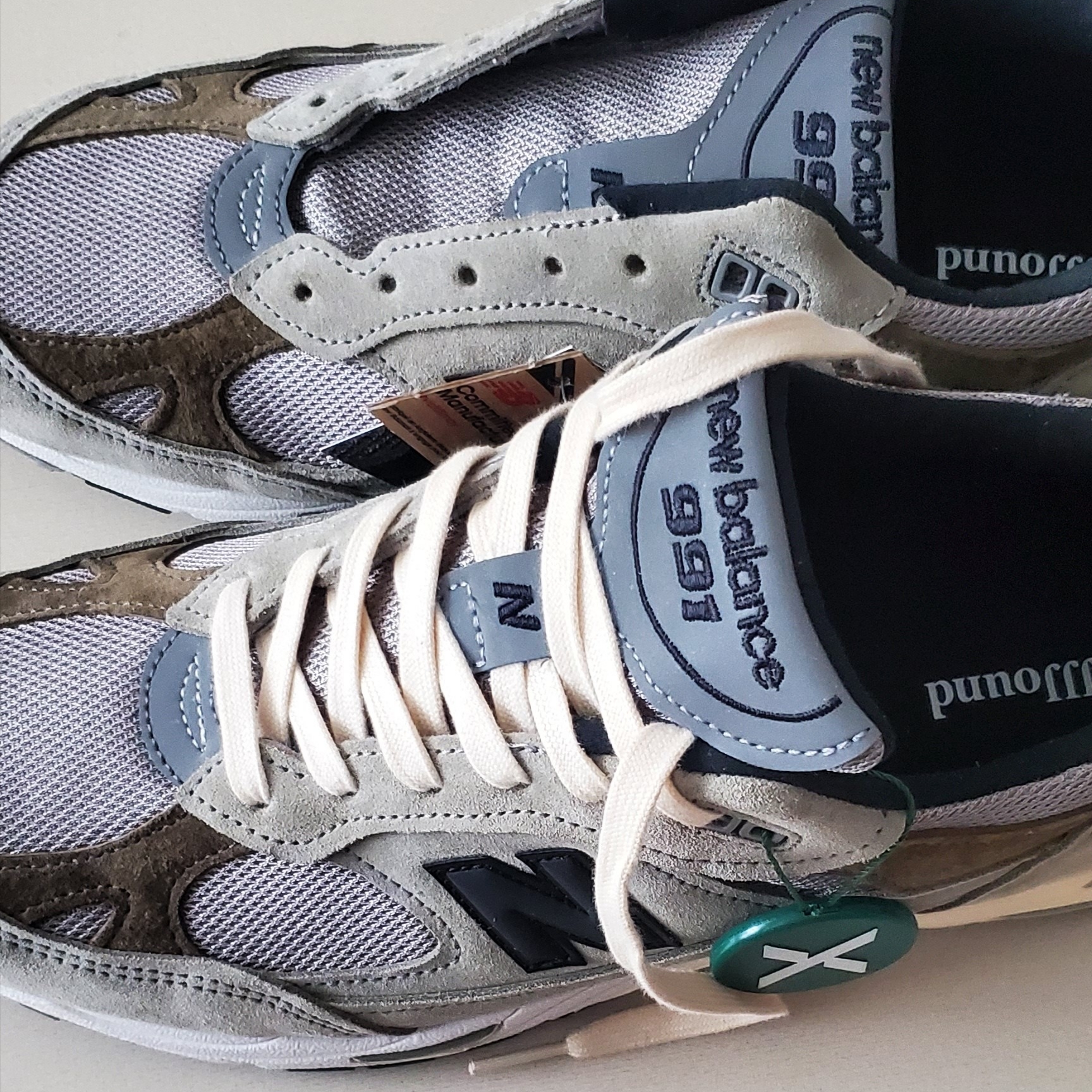 New Balance x JJJJound 991 Made in UK Grey 착용 스타일 - 1