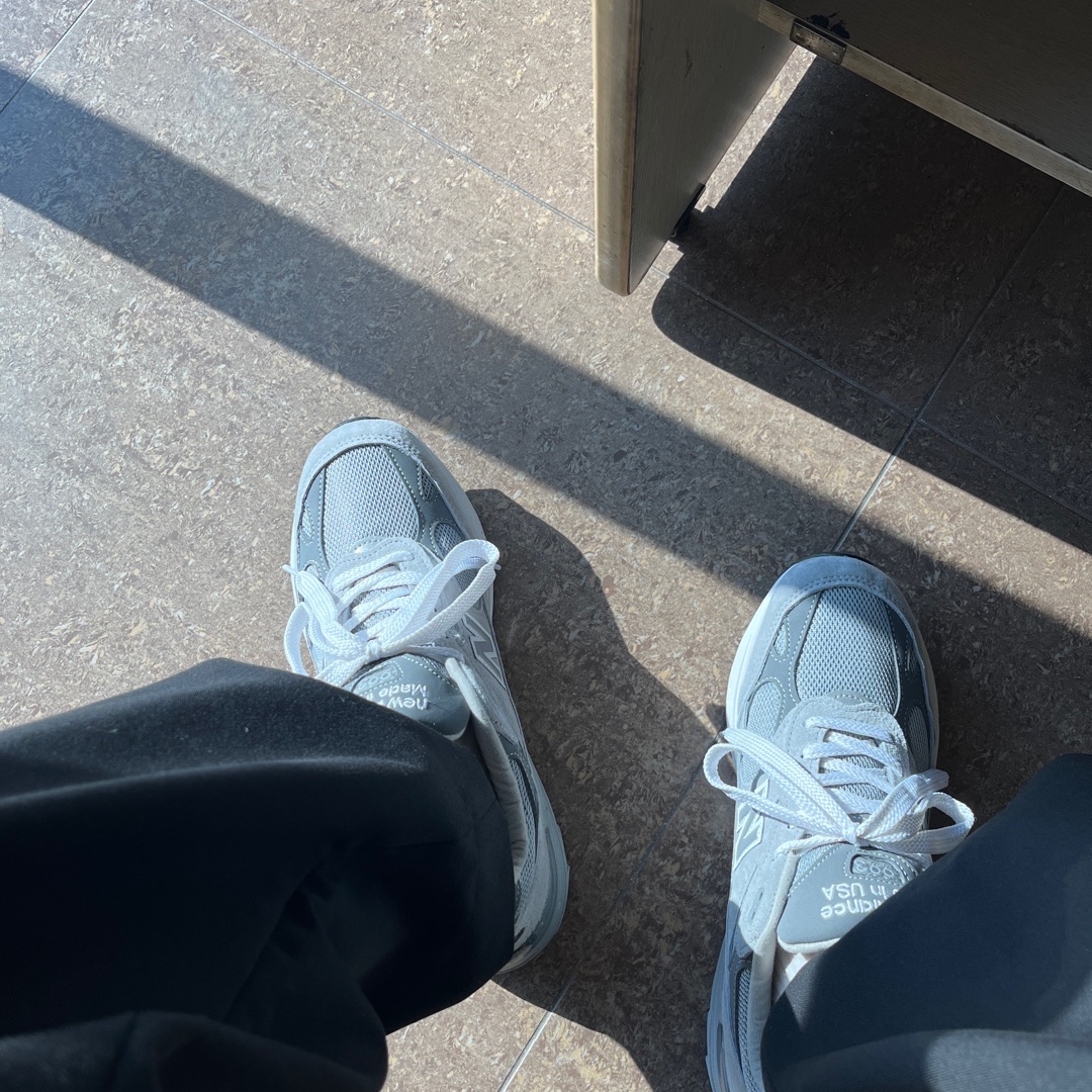 New Balance 993 Made in USA Grey - D Standard 착용 스타일