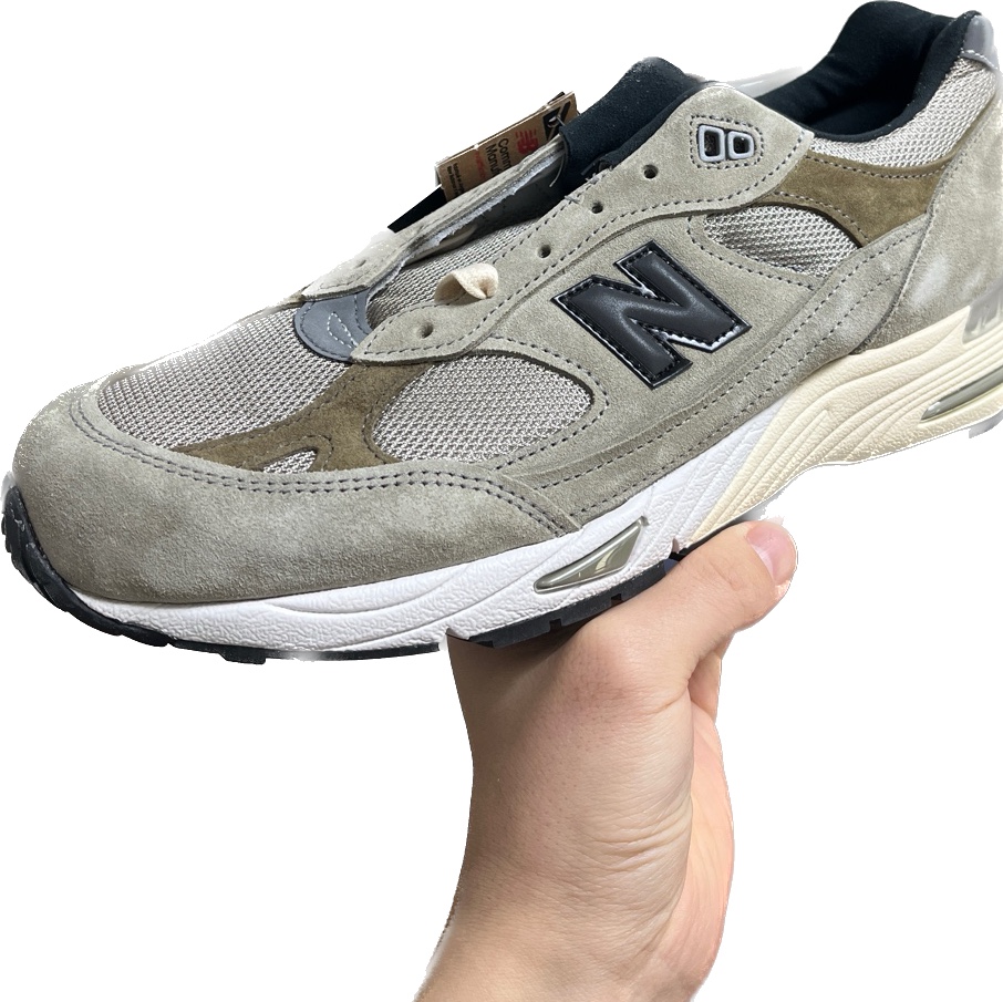 New Balance x JJJJound 991 Made in UK Grey 착용 스타일 - 2
