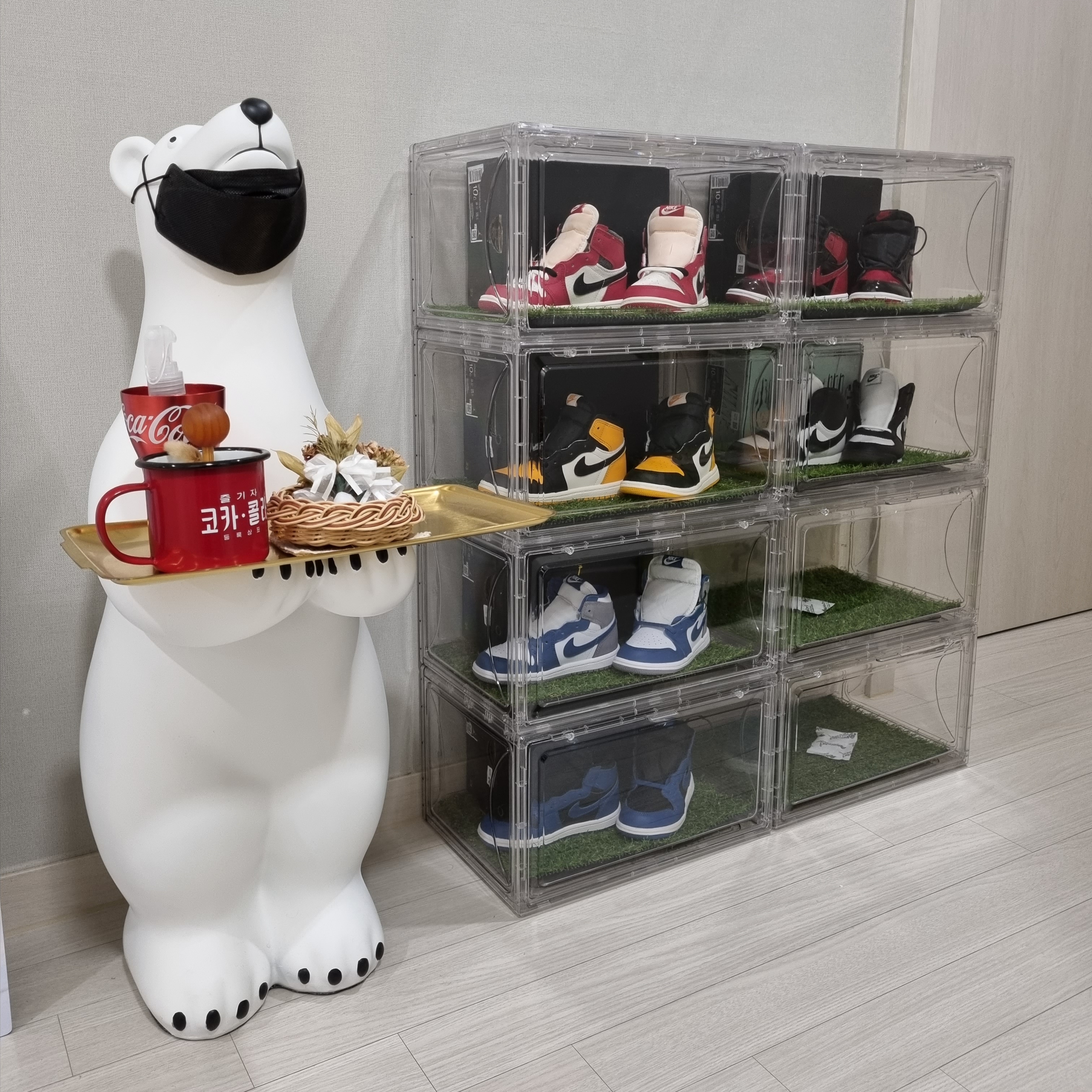 (TD) Jordan 1 Retro High OG Patent Bred 착용 스타일 - 3