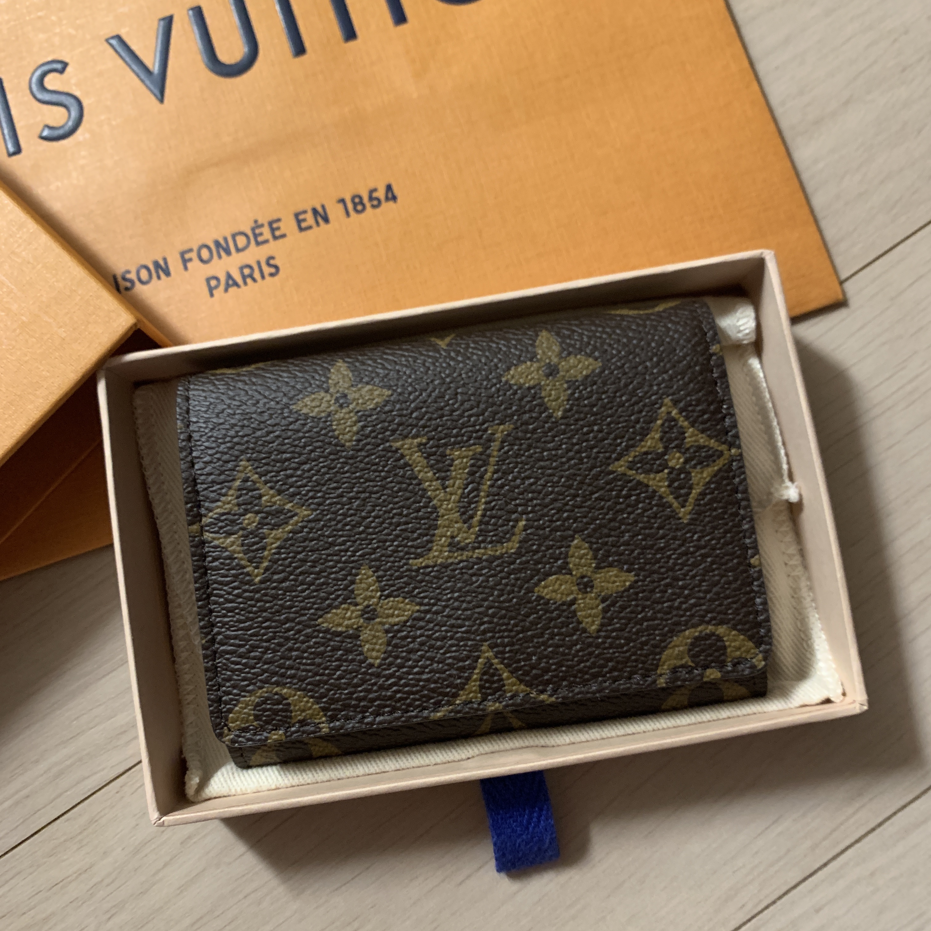 Louis Vuitton Envelope Business Card Holder Monogram 착용 스타일
