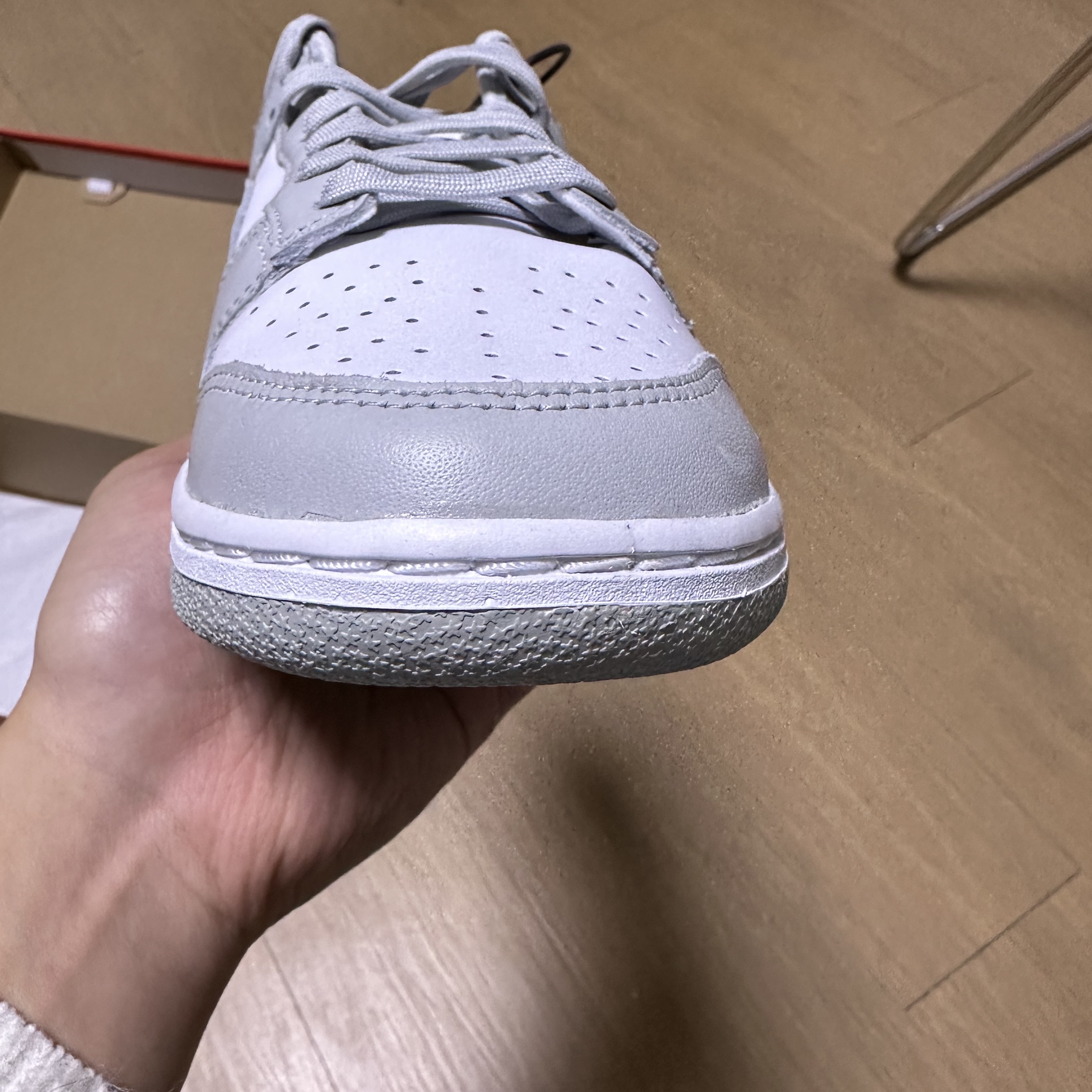 Nike Dunk Low Retro Grey Fog 착용 스타일 - 4