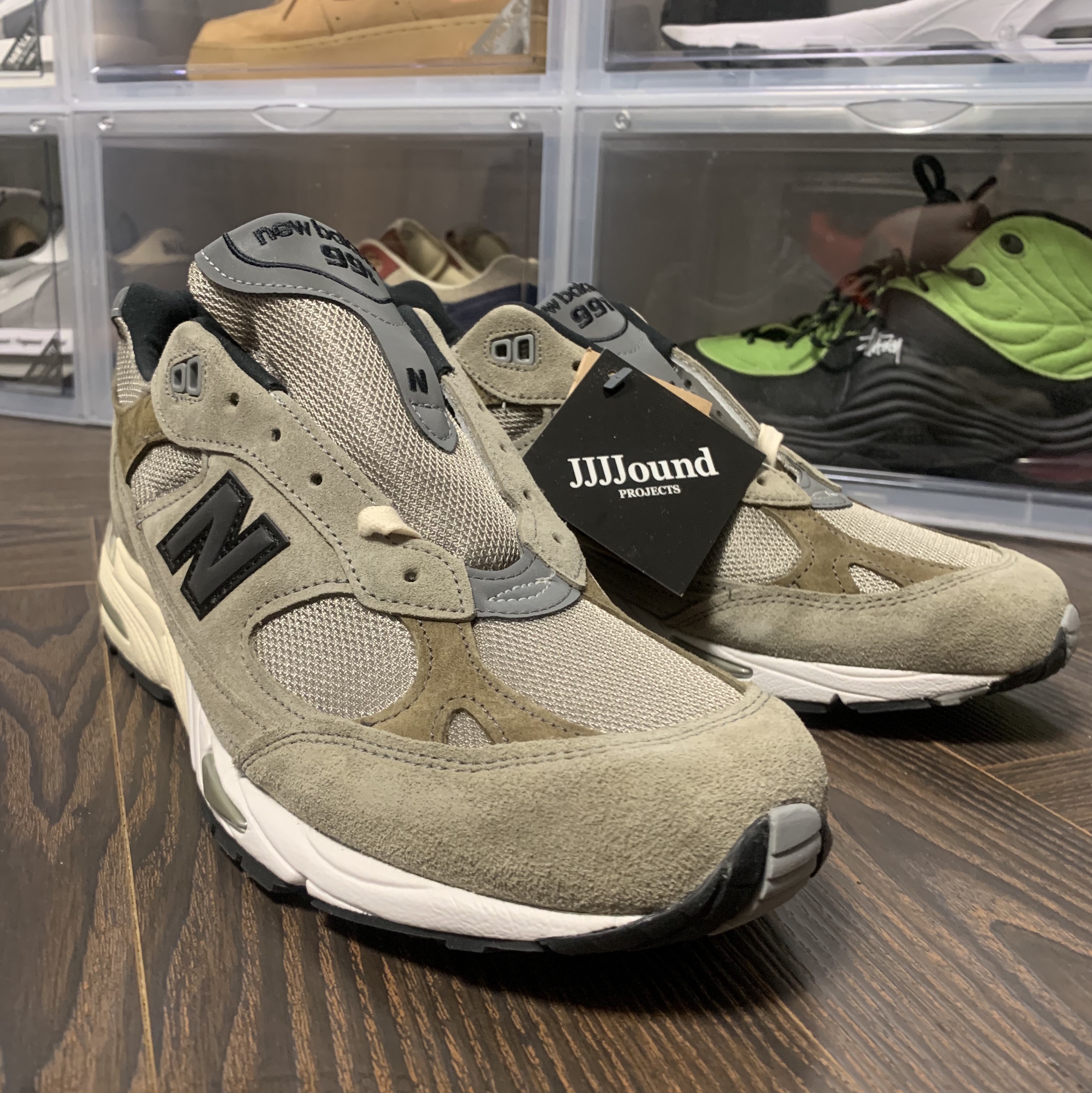New Balance x JJJJound 991 Made in UK Grey 착용 스타일
