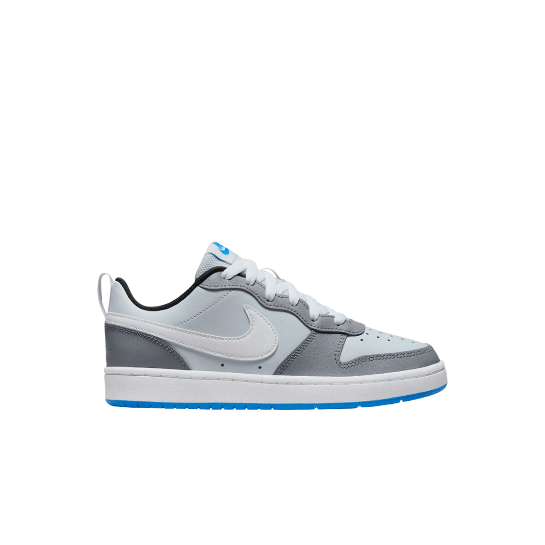 (GS) 나이키 코트 버로우 로우 2 SE 퓨어 플래티넘 쿨 그레이((GS) Nike Court Borough Low 2 SE Pure Platinum Cool Grey)