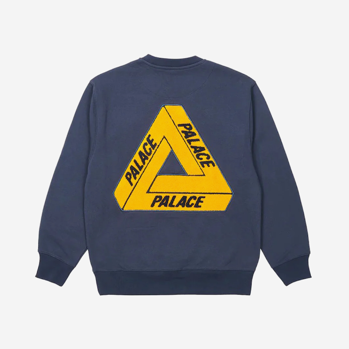 팔라스 트라이퍼그 슬럽 크루넥 블랙 - 22FW | Palace | KREAM