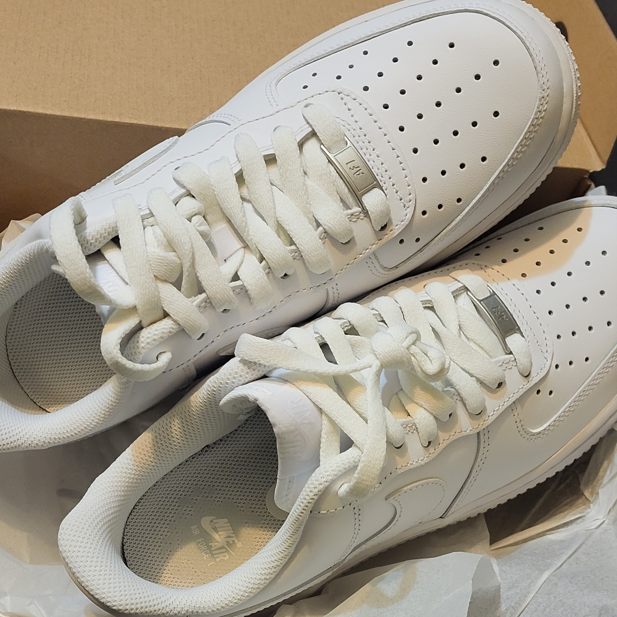 Nike Air Force 1 '07 Low White 착용 스타일