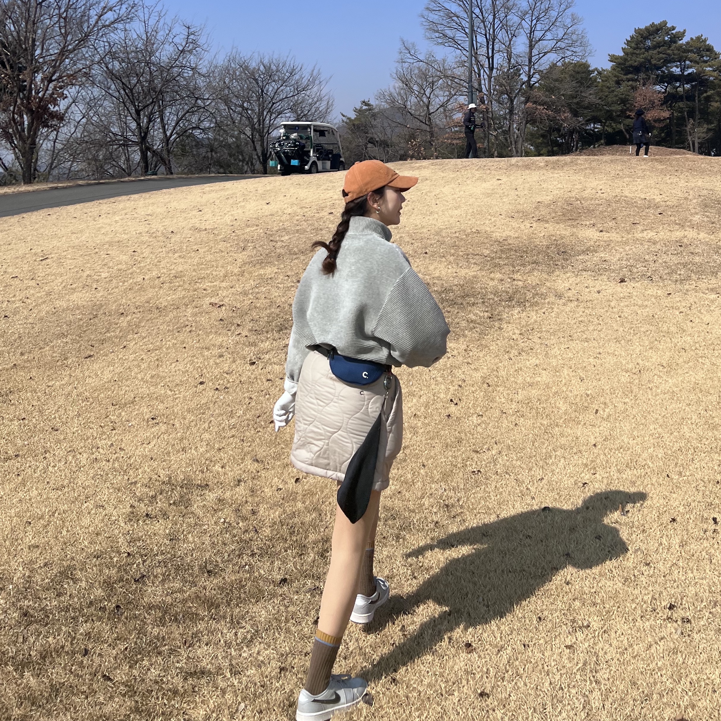 Jordan 1 Low Golf Wolf Grey 착용 스타일