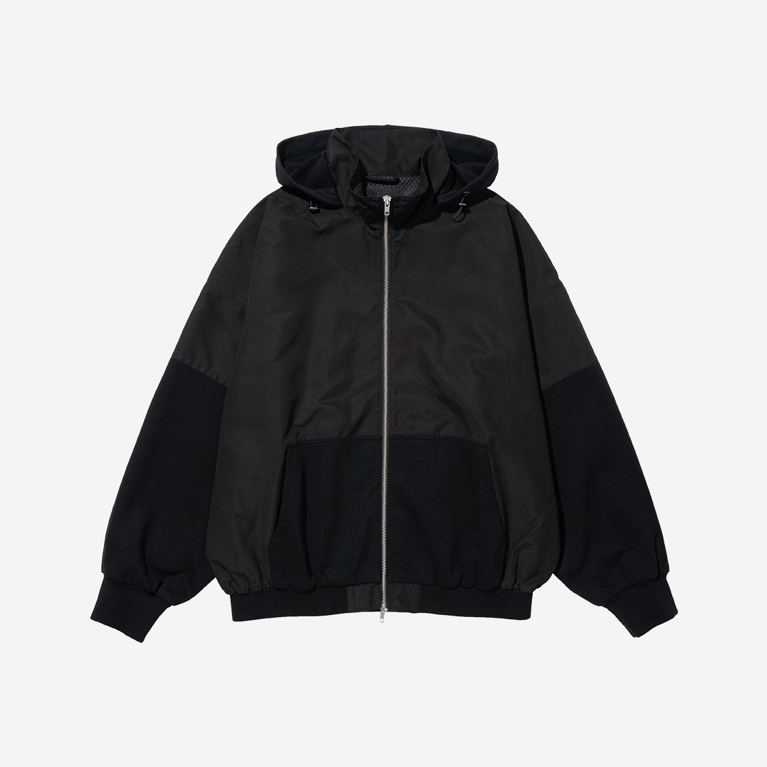 Millo Track Hoodie Zip-Up Neutral Black 상세 이미지 1