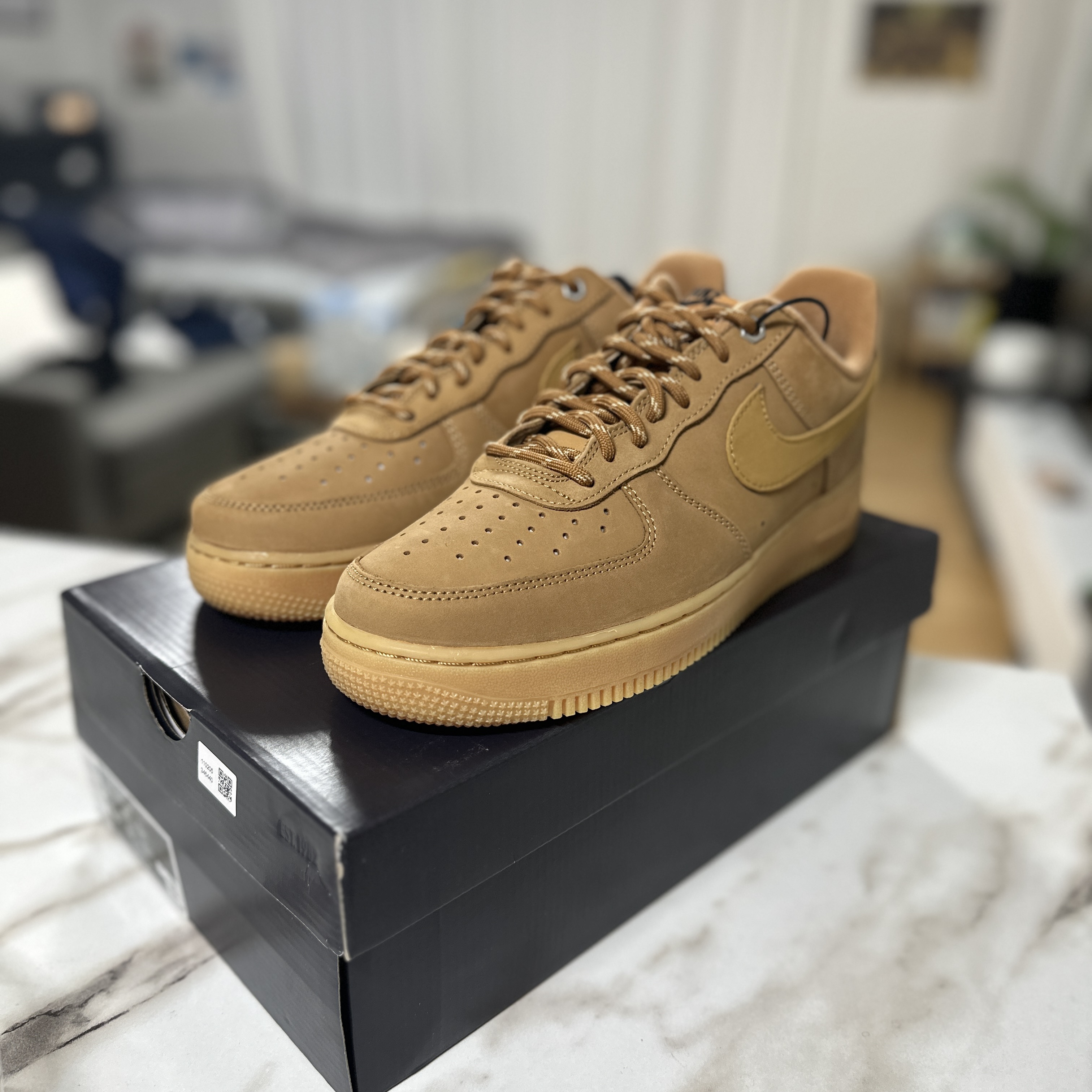 Nike Air Force 1 '07 WB Flax 착용 스타일