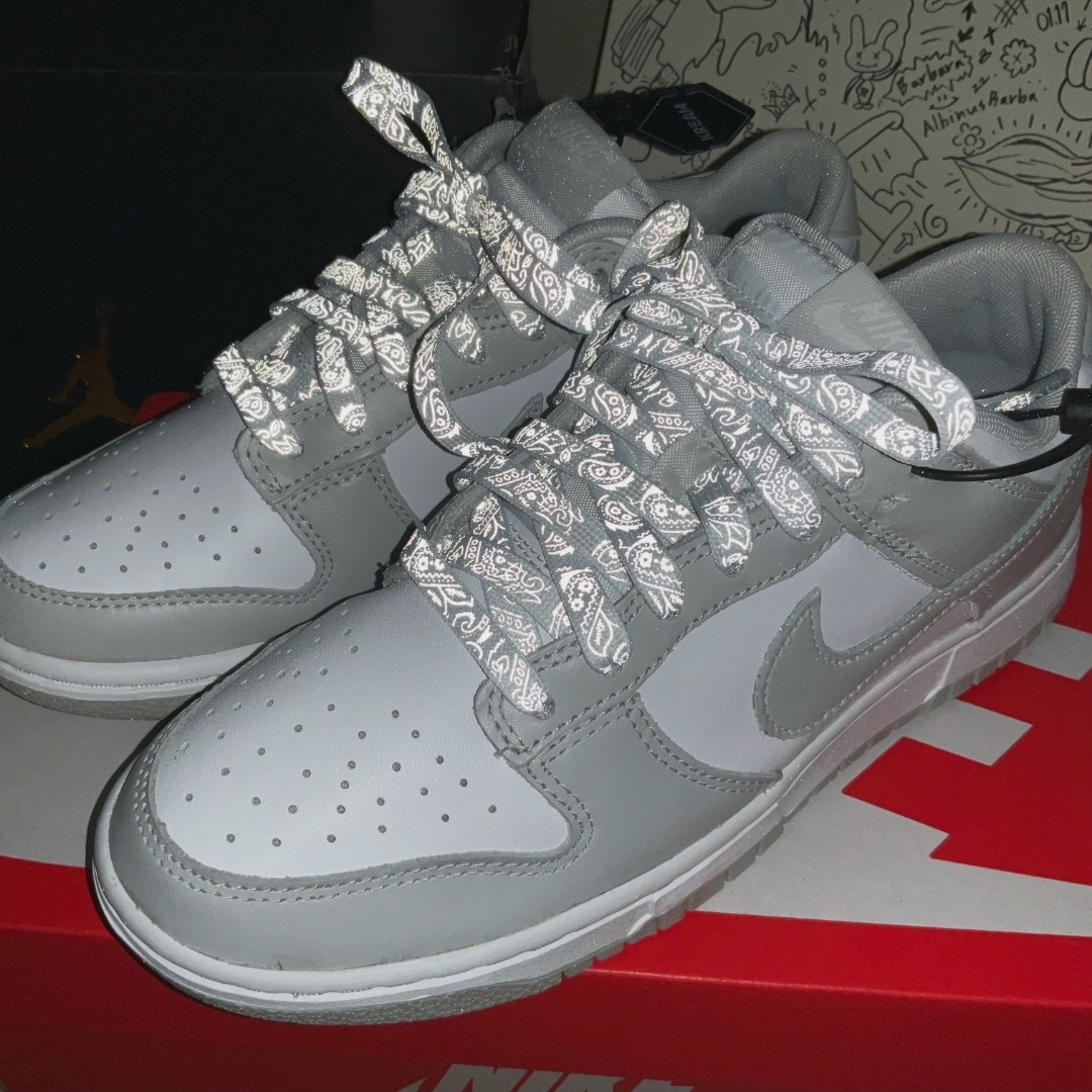 Nike Dunk Low Retro Grey Fog 착용 스타일 - 1