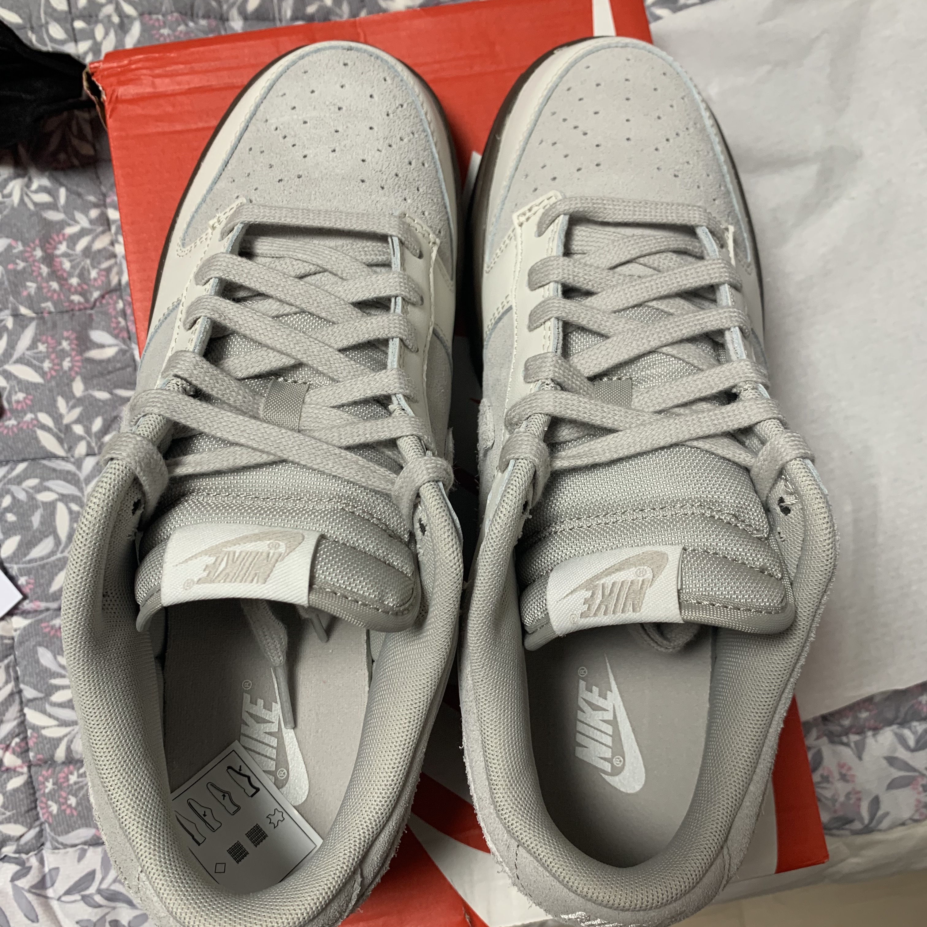 Nike Dunk Low Ironstone Phantom 착용 스타일 - 1