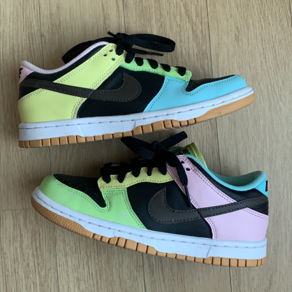 Nike Dunk Low SE Free.99 Black 착용 스타일 - 2