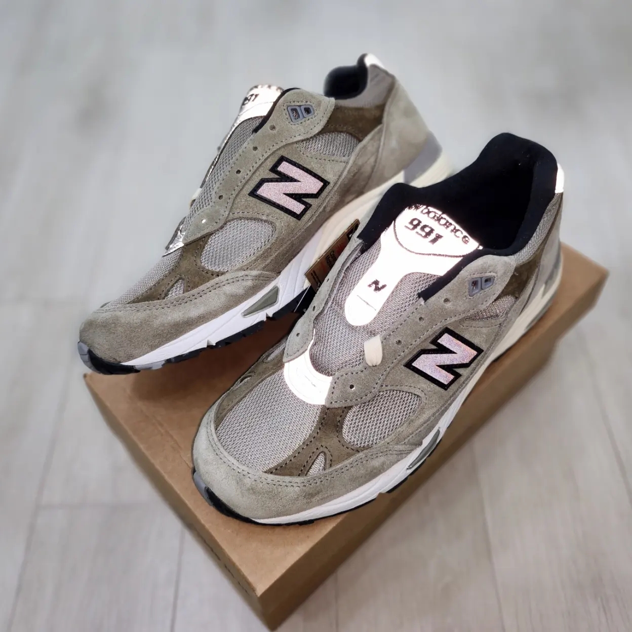 New Balance x JJJJound 991 Made in UK Grey, (W) New Balance x JJJJound 991 Made in UK Grey 착용 스타일 - 5