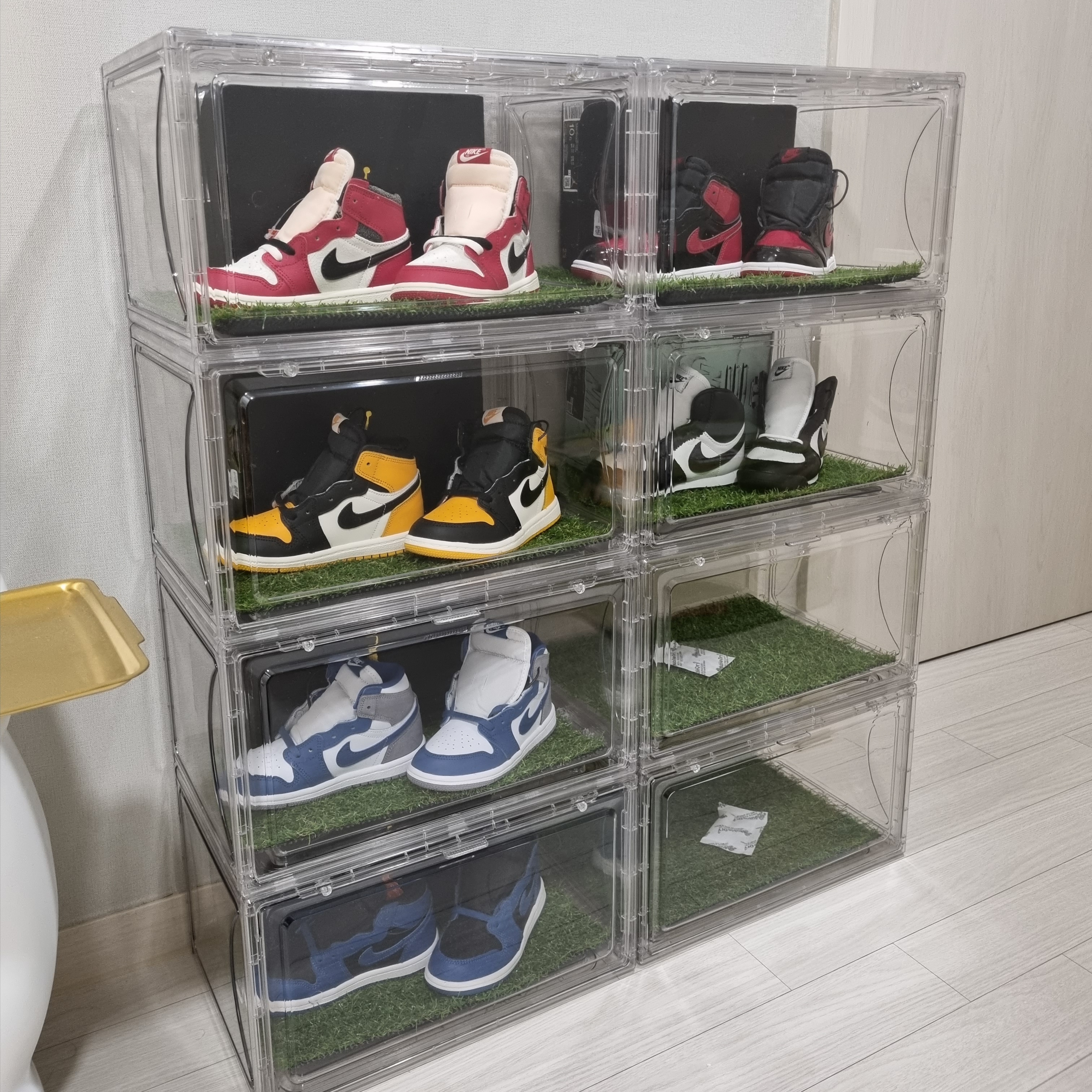 (TD) Jordan 1 Retro High OG Patent Bred 착용 스타일 - 4