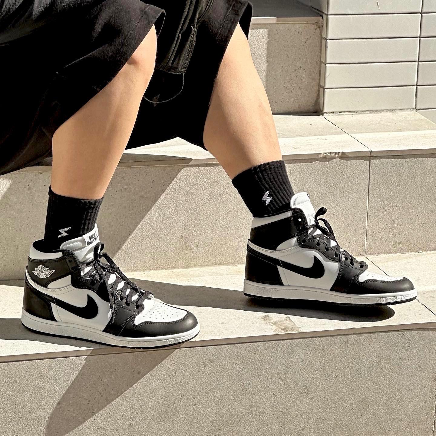 Jordan 1 High 85 Black White 착용 스타일