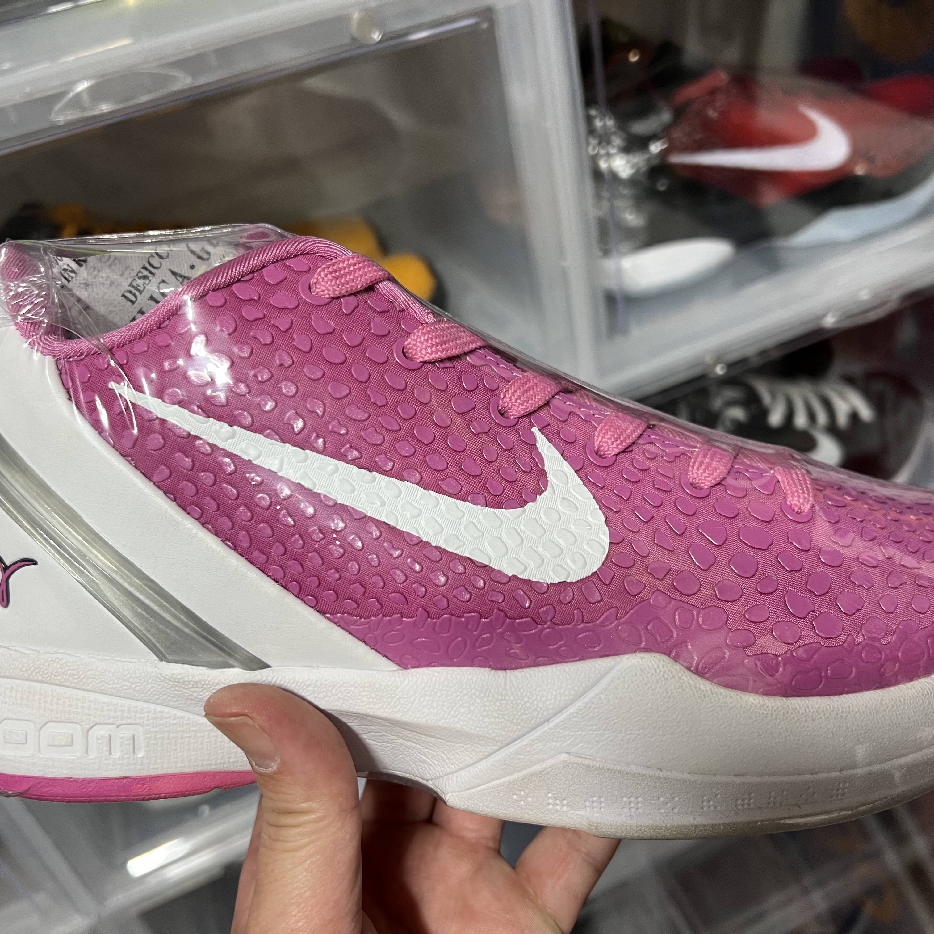 Nike Zoom Kobe VI Kay Yow Think Pink 착용 스타일 - 3