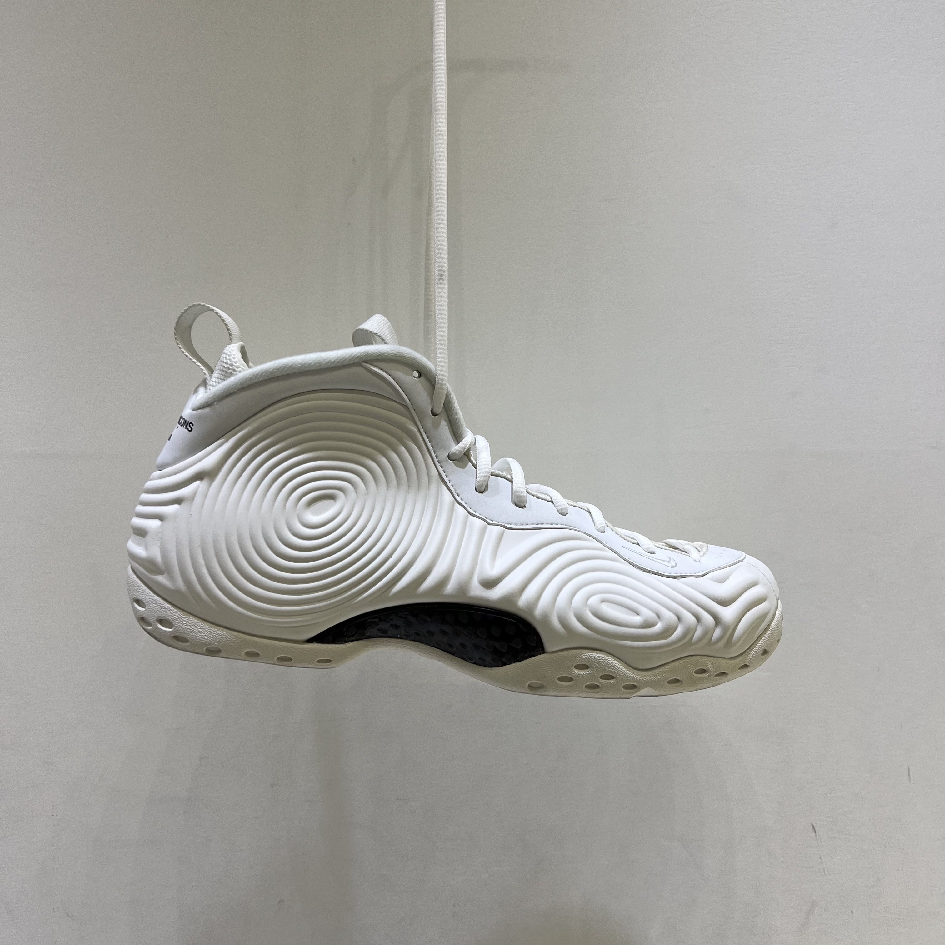 Nike x Comme des Garcons Homme Plus Air Foamposite One White 착용 스타일 - 2