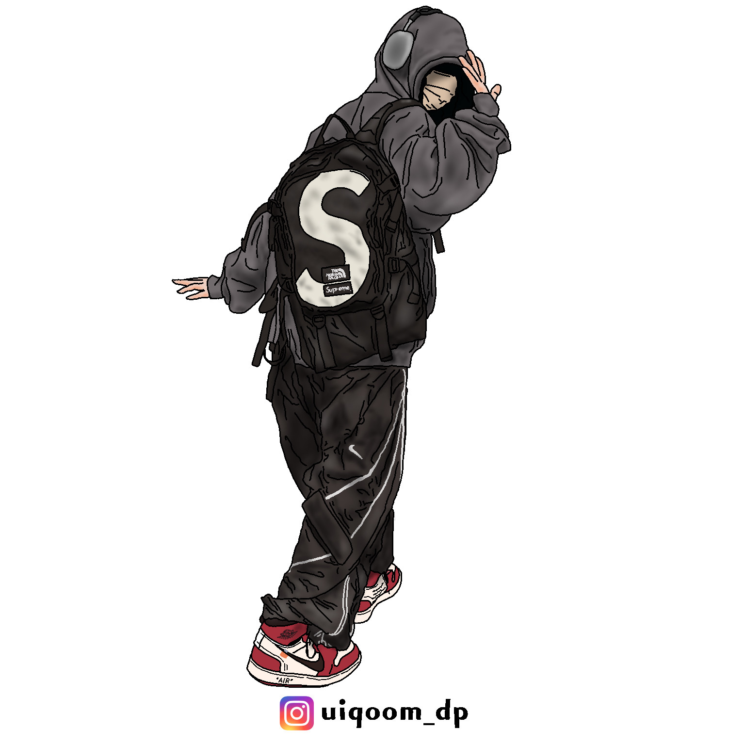 Supreme x The North Face S Logo Expedition Backpack Black - 20FW, Apple AirPods Max Lightning Silver (Korean Ver.) 착용 스타일