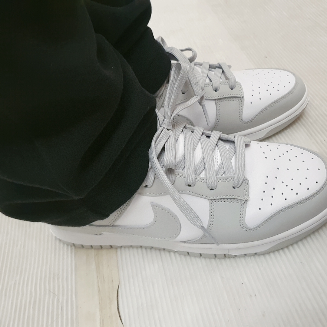 Nike Dunk Low Retro Grey Fog 착용 스타일