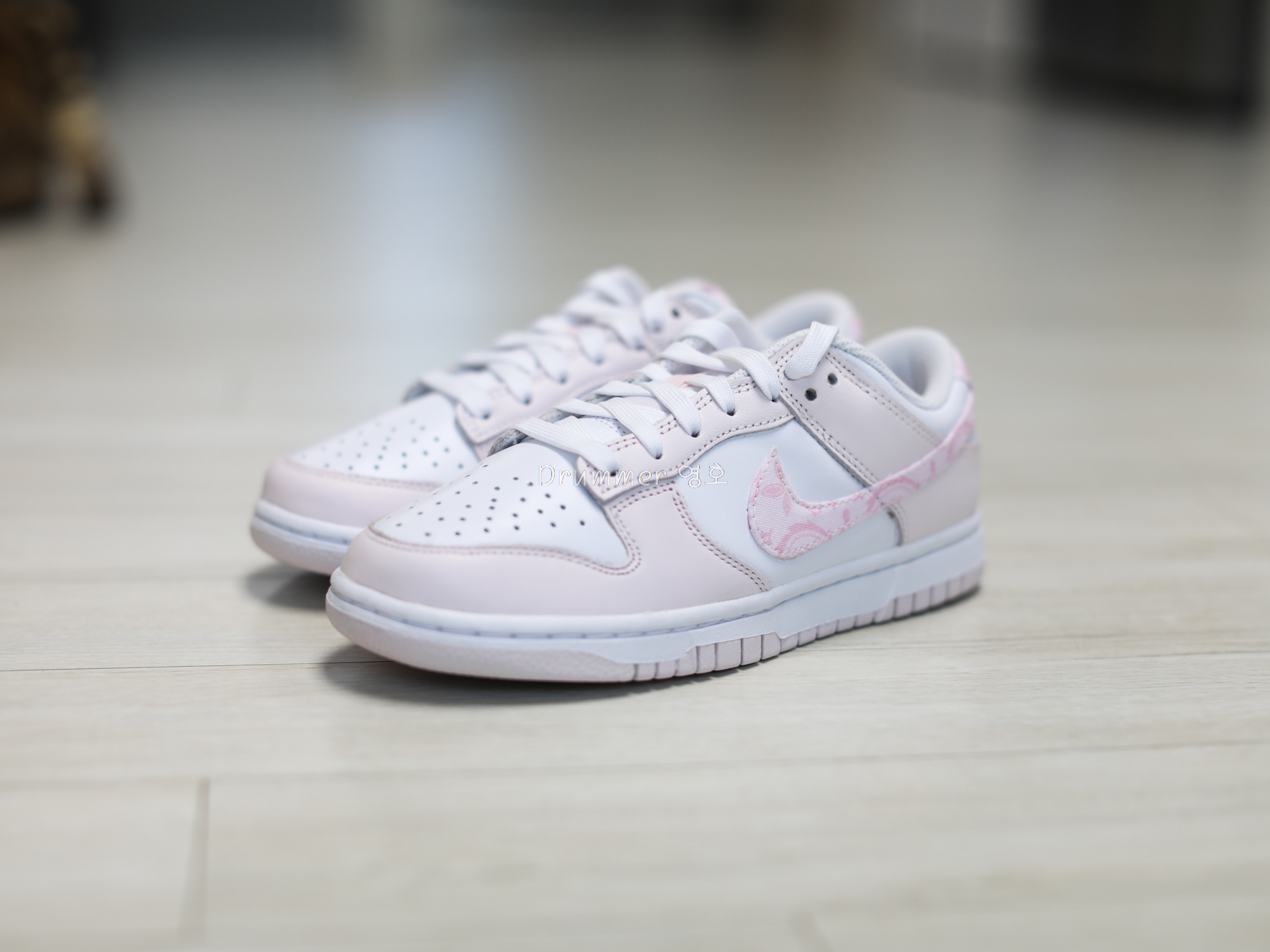(W) Nike Dunk Low Pearl Pink 착용 스타일