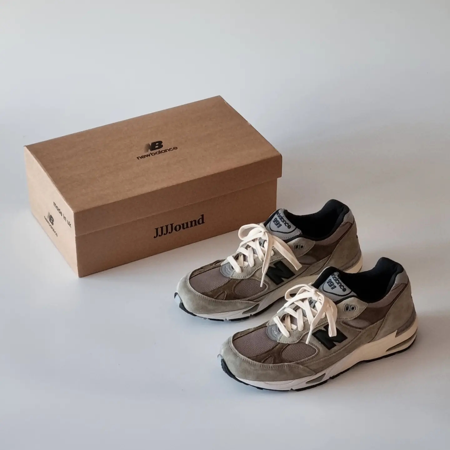 New Balance x JJJJound 991 Made in UK Grey 착용 스타일