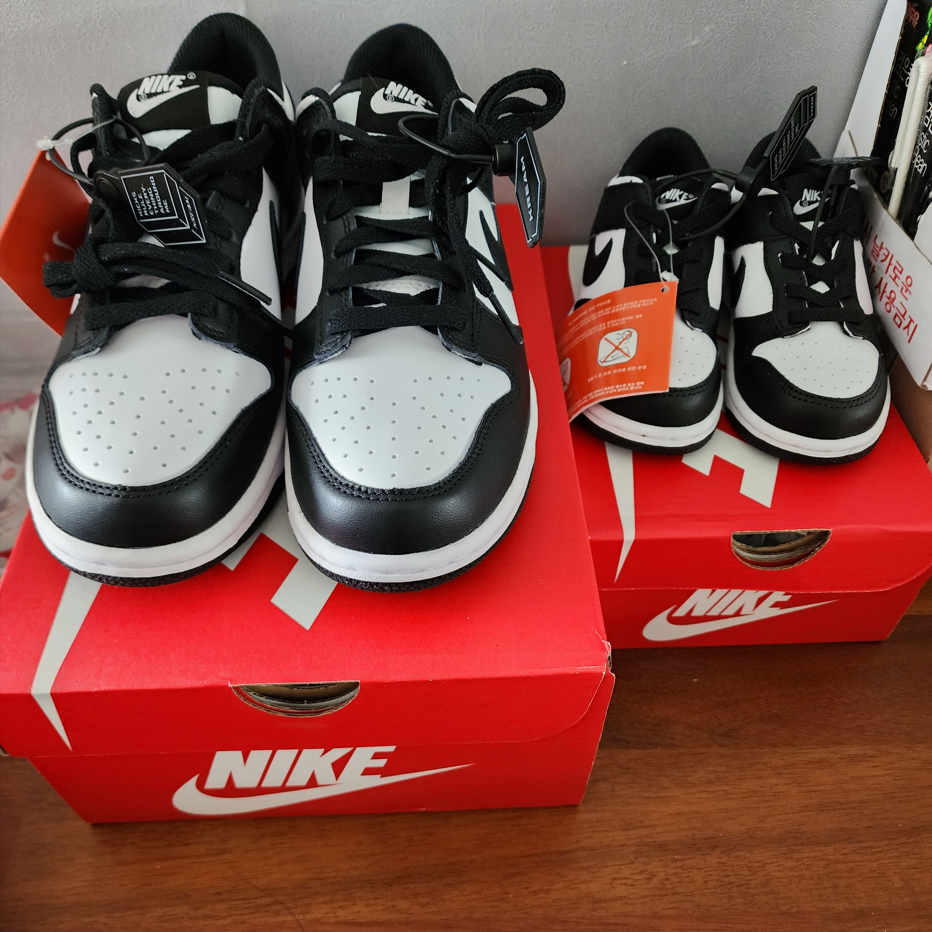 (TD) Nike Dunk Low Black 착용 스타일